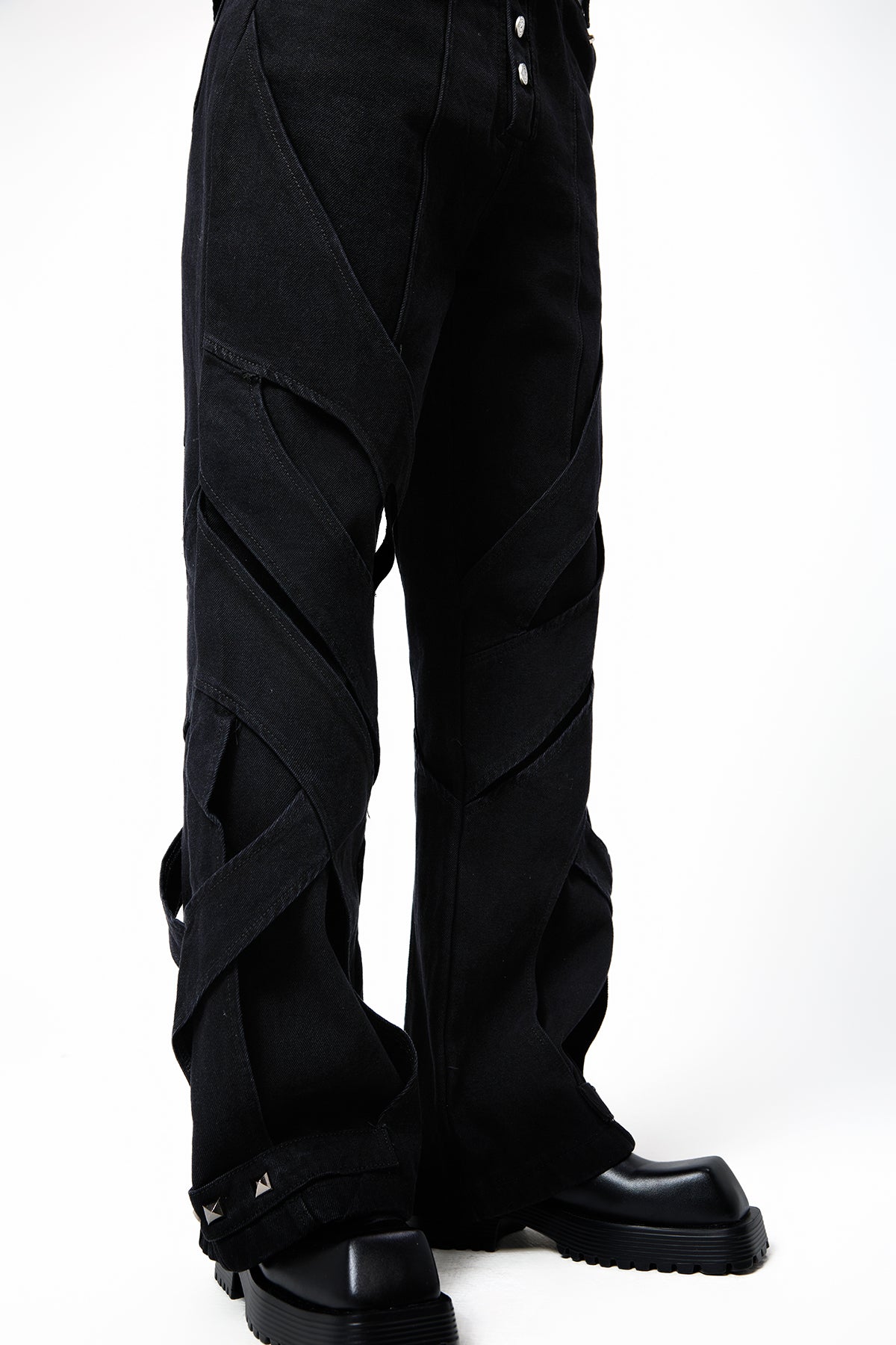 Chrome Fade Bootcut Jeans