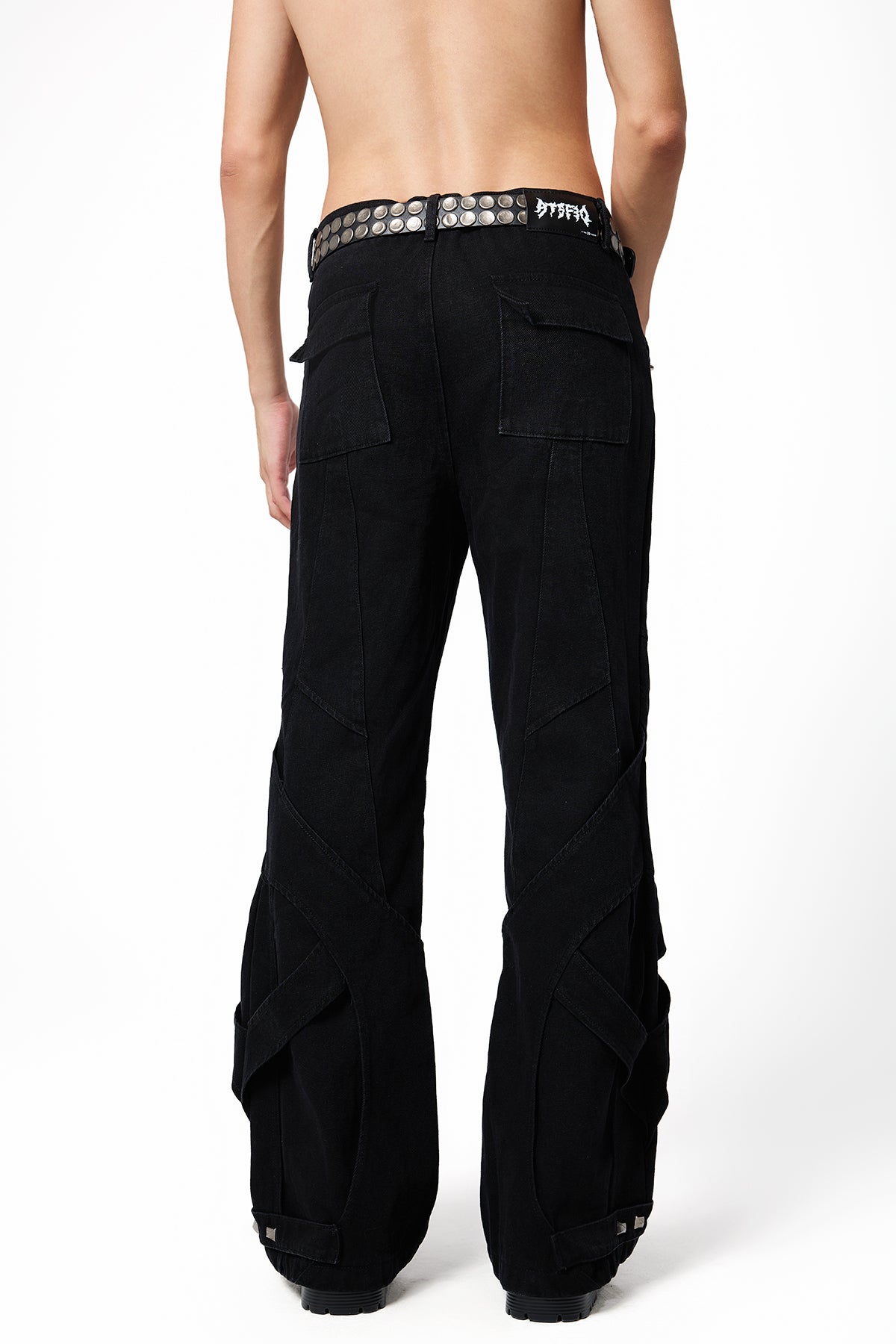Chrome Fade Bootcut Jeans