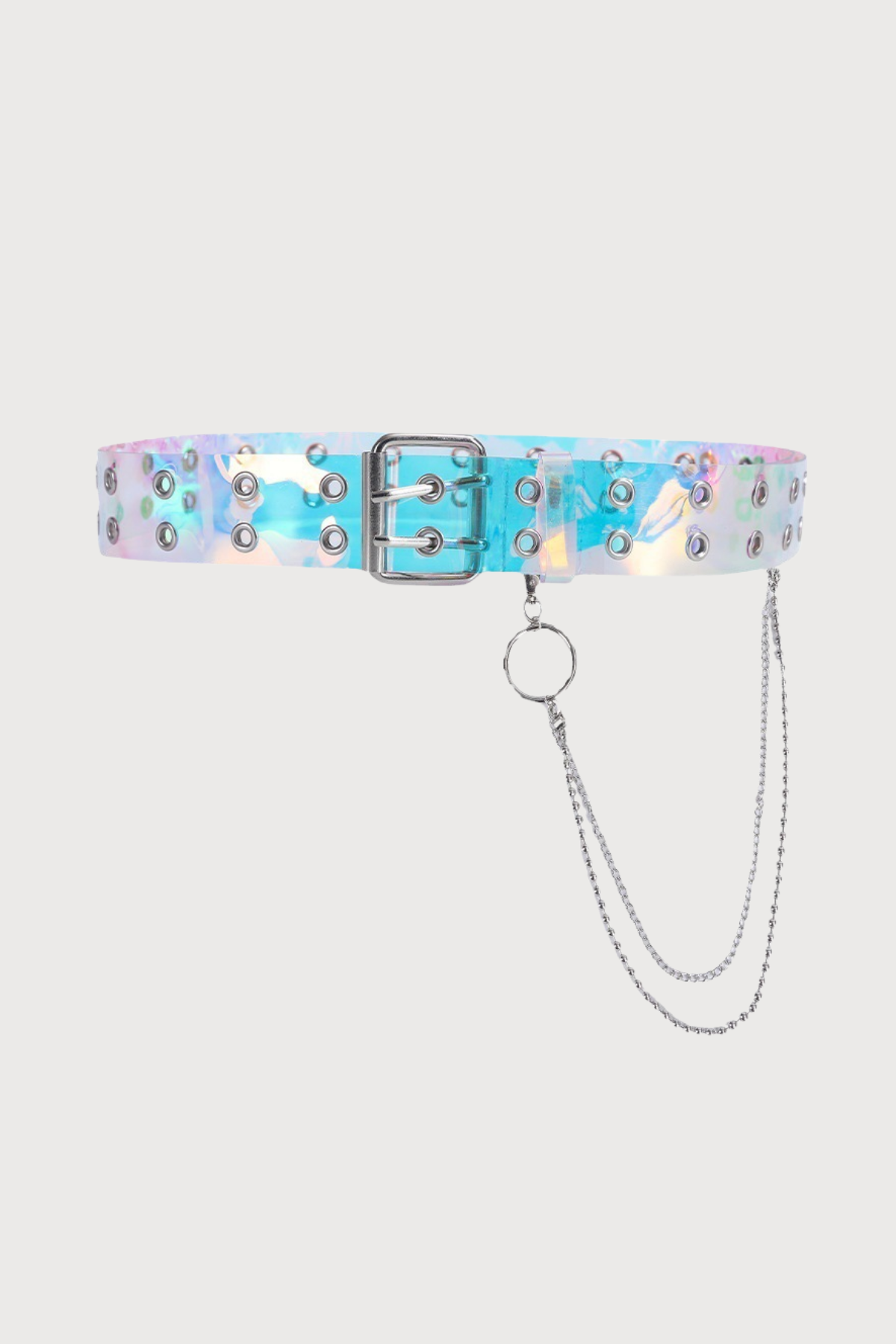City Pulse Iridescent Chain Belt