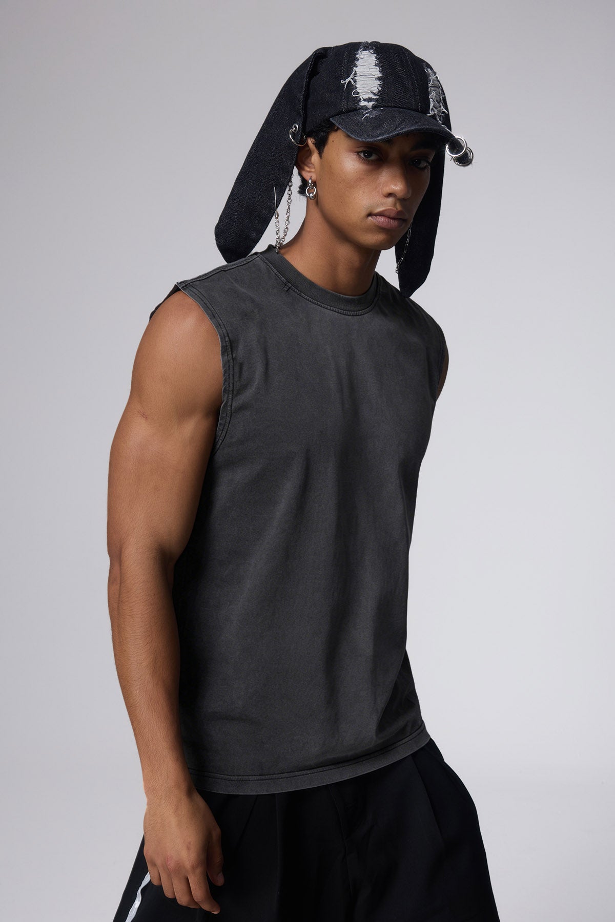 Clean Void Washed Sleeveless Top