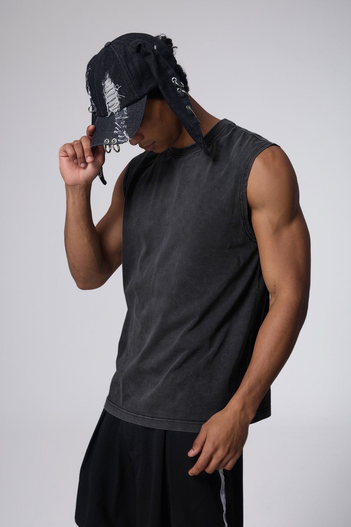 Clean Void Washed Sleeveless Top