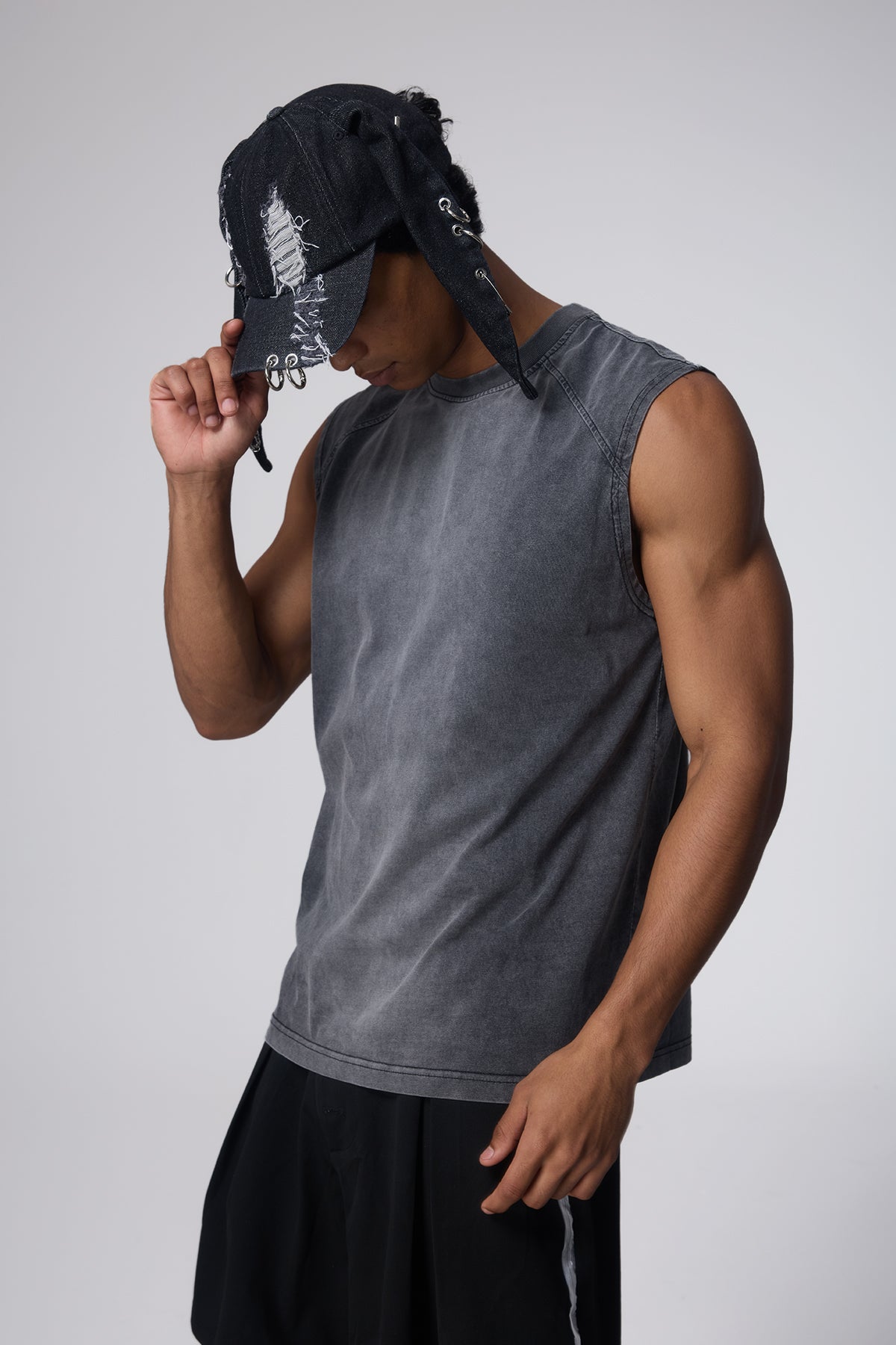 Clean Void Washed Sleeveless Top