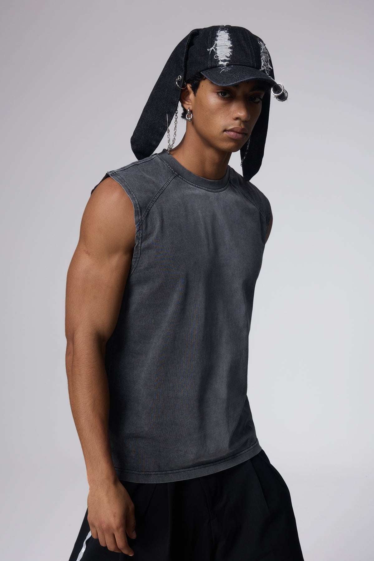 Clean Void Washed Sleeveless Top