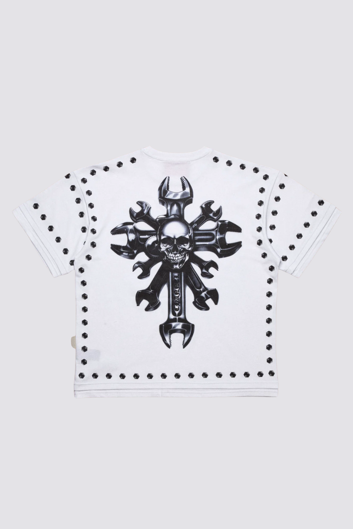 Clear Mark Cross Print Top