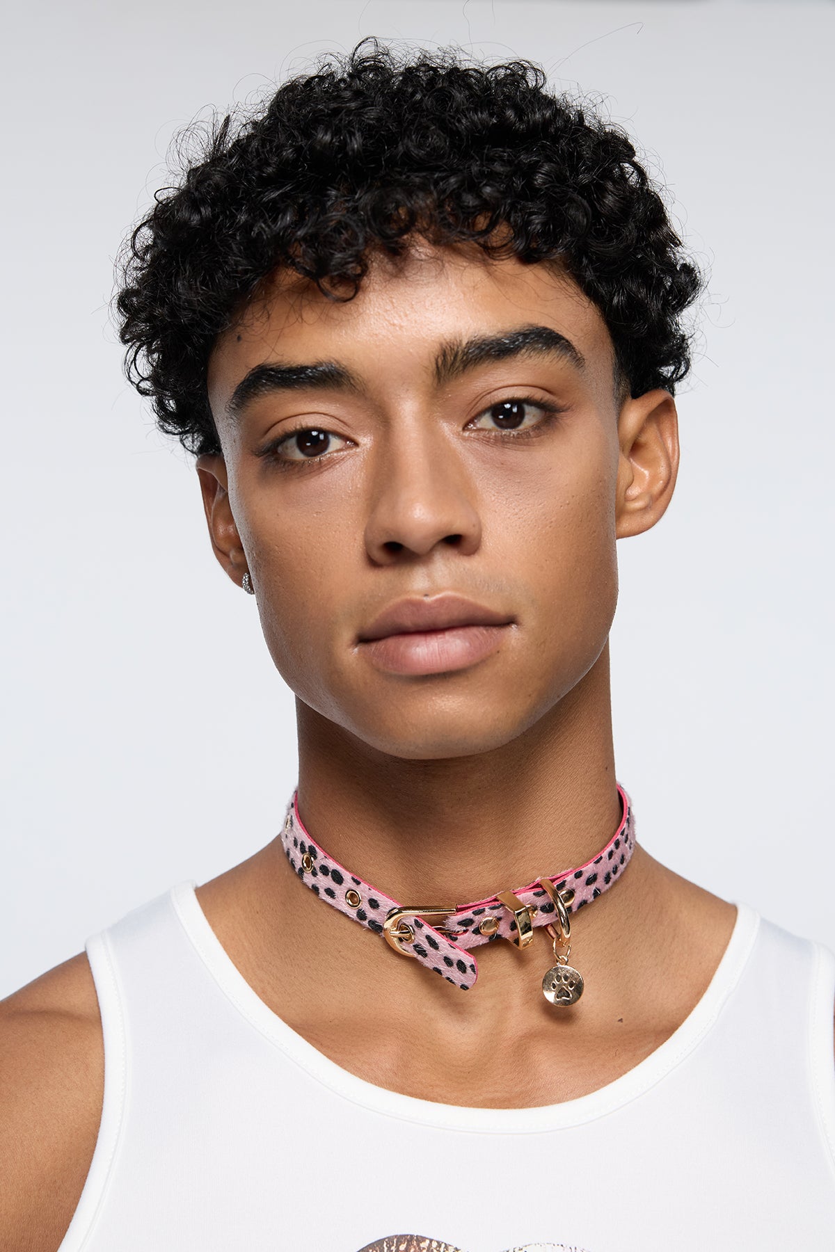 Closed Axis Leopard Choker