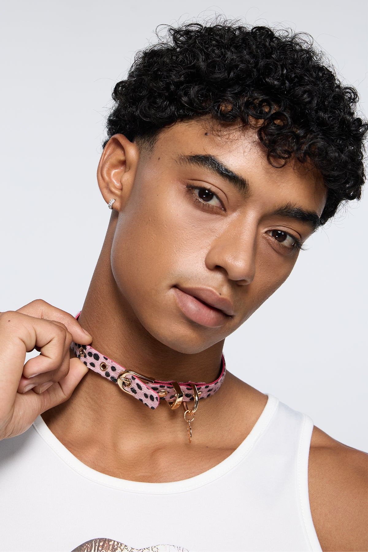 Closed Axis Leopard Choker