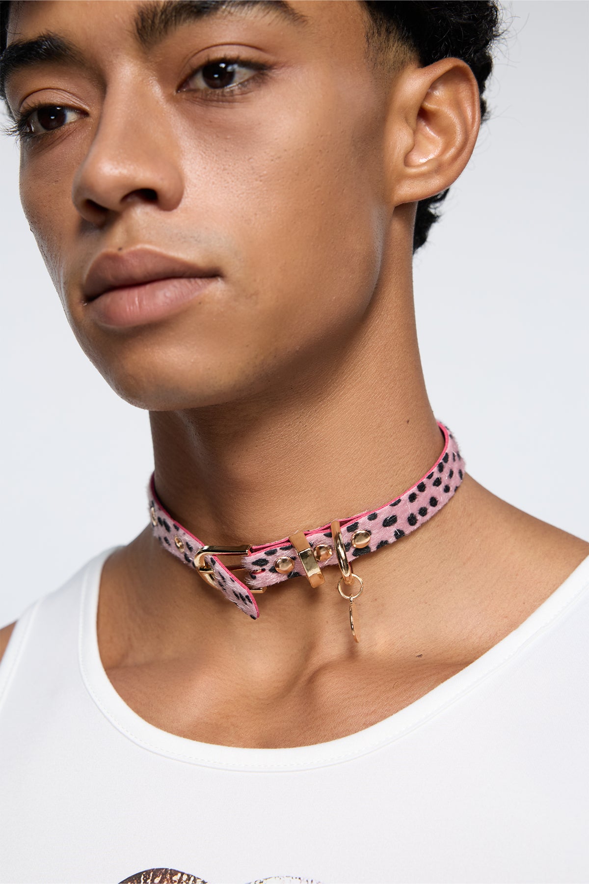Closed Axis Leopard Choker