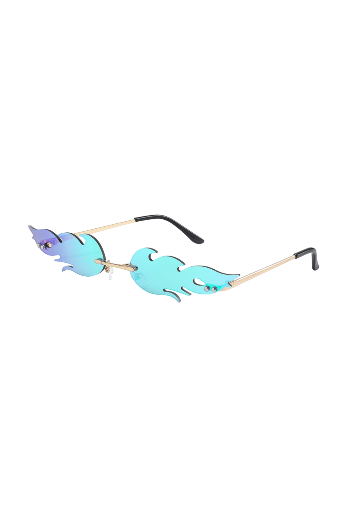 Cloud Focus Flame Sunglasses Green