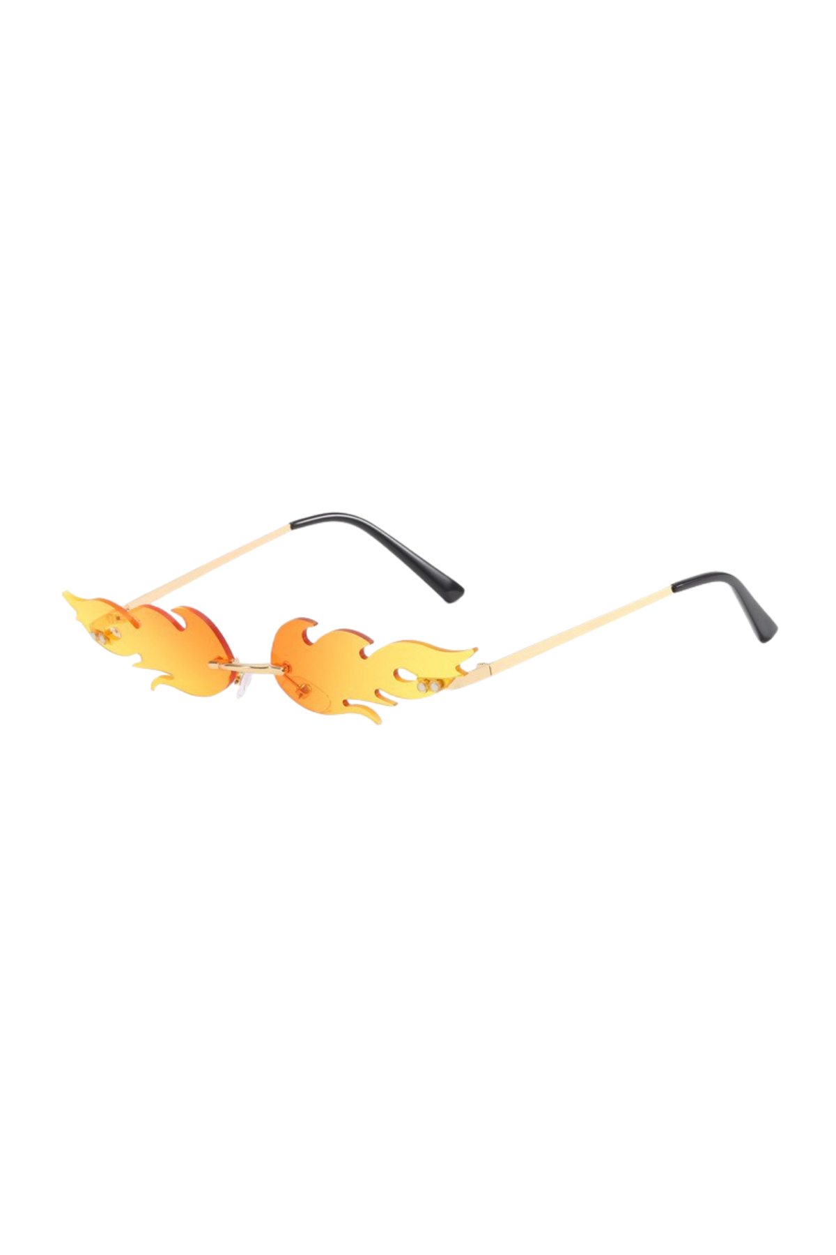 Cloud Focus Flame Sunglasses Orange