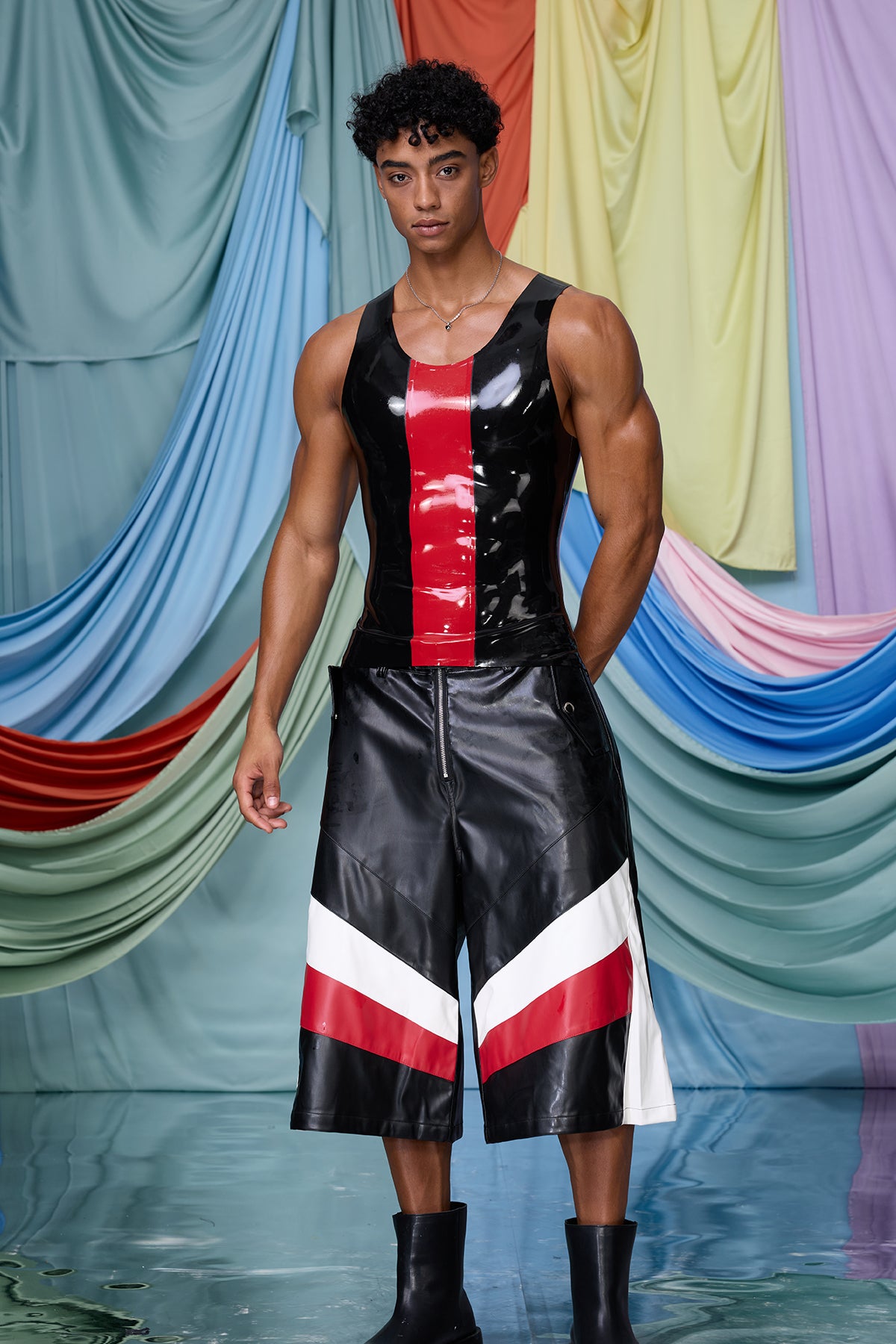 Coal Grip Latex Tank Top