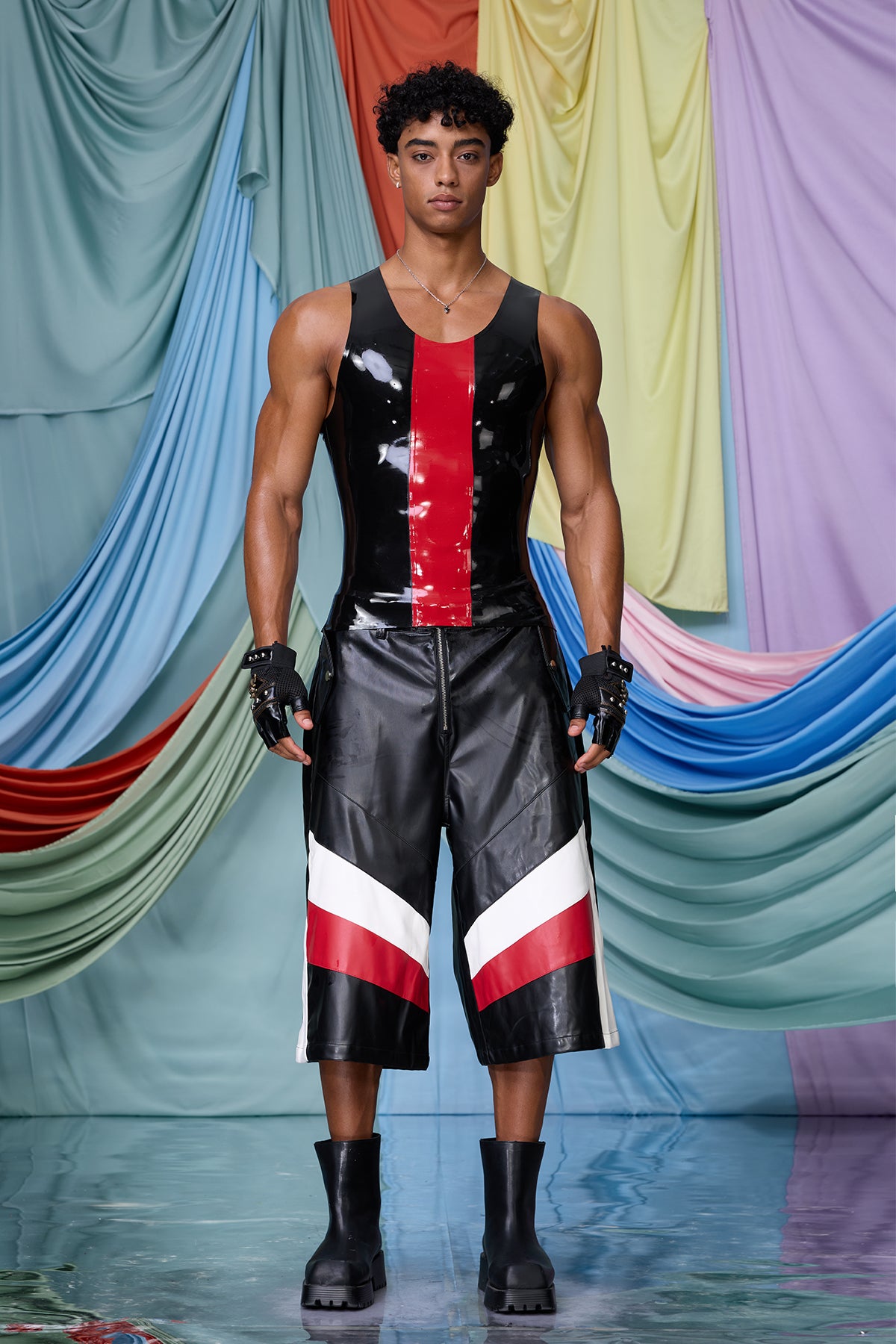 Coal Grip Latex Tank Top
