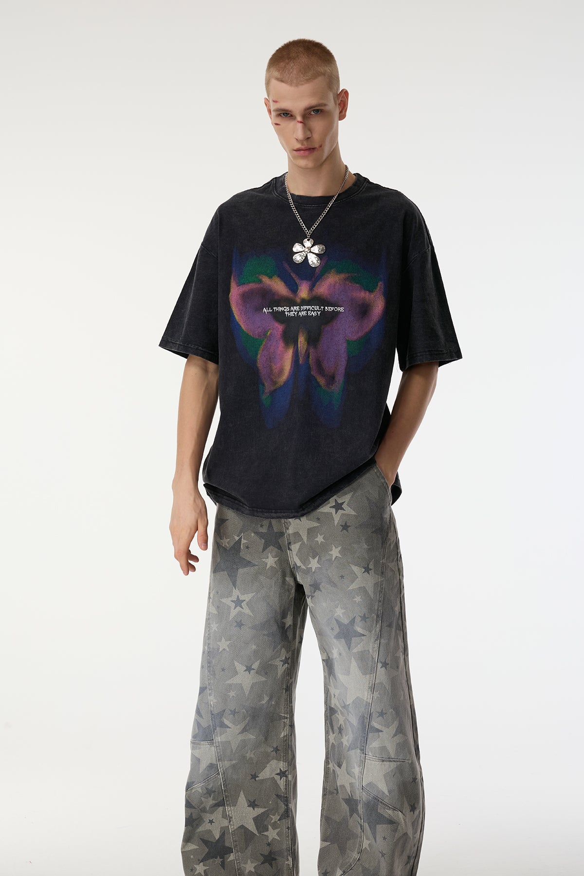 Coal Layer Butterfly Top