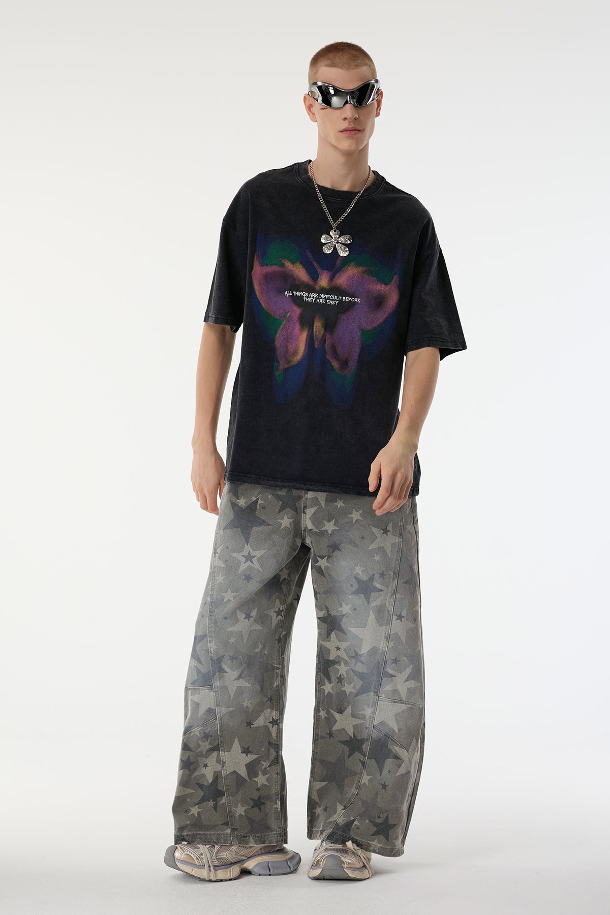 Coal Layer Butterfly Top