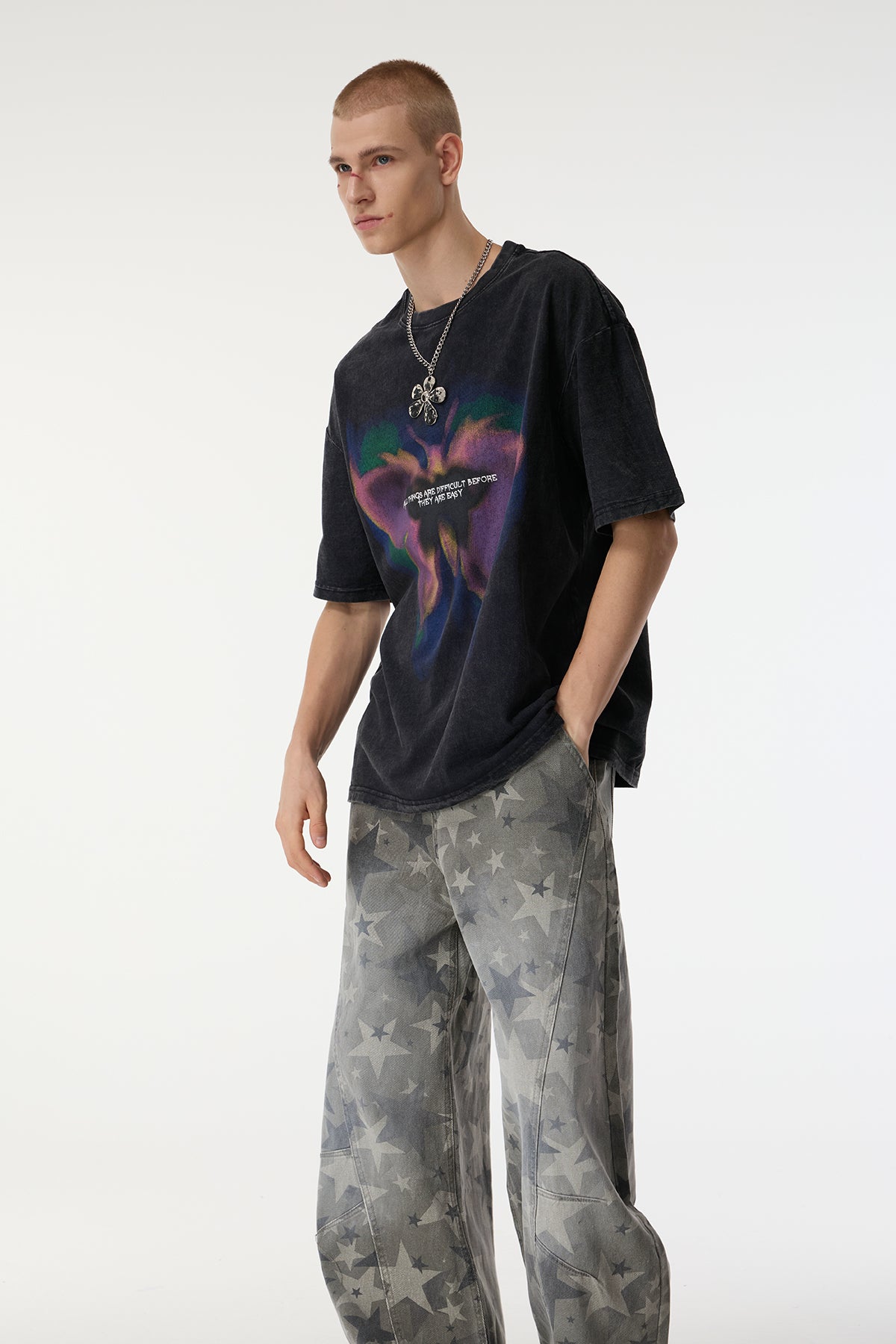 Coal Layer Butterfly Top