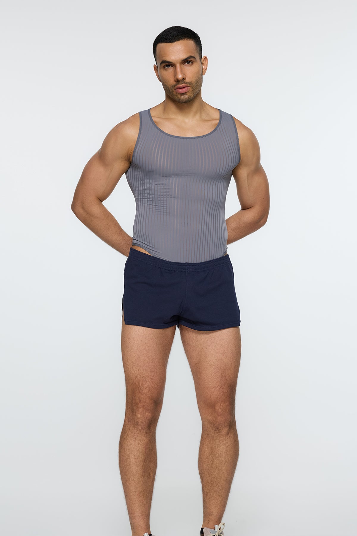 Code Sheath Stripe Bodysuit