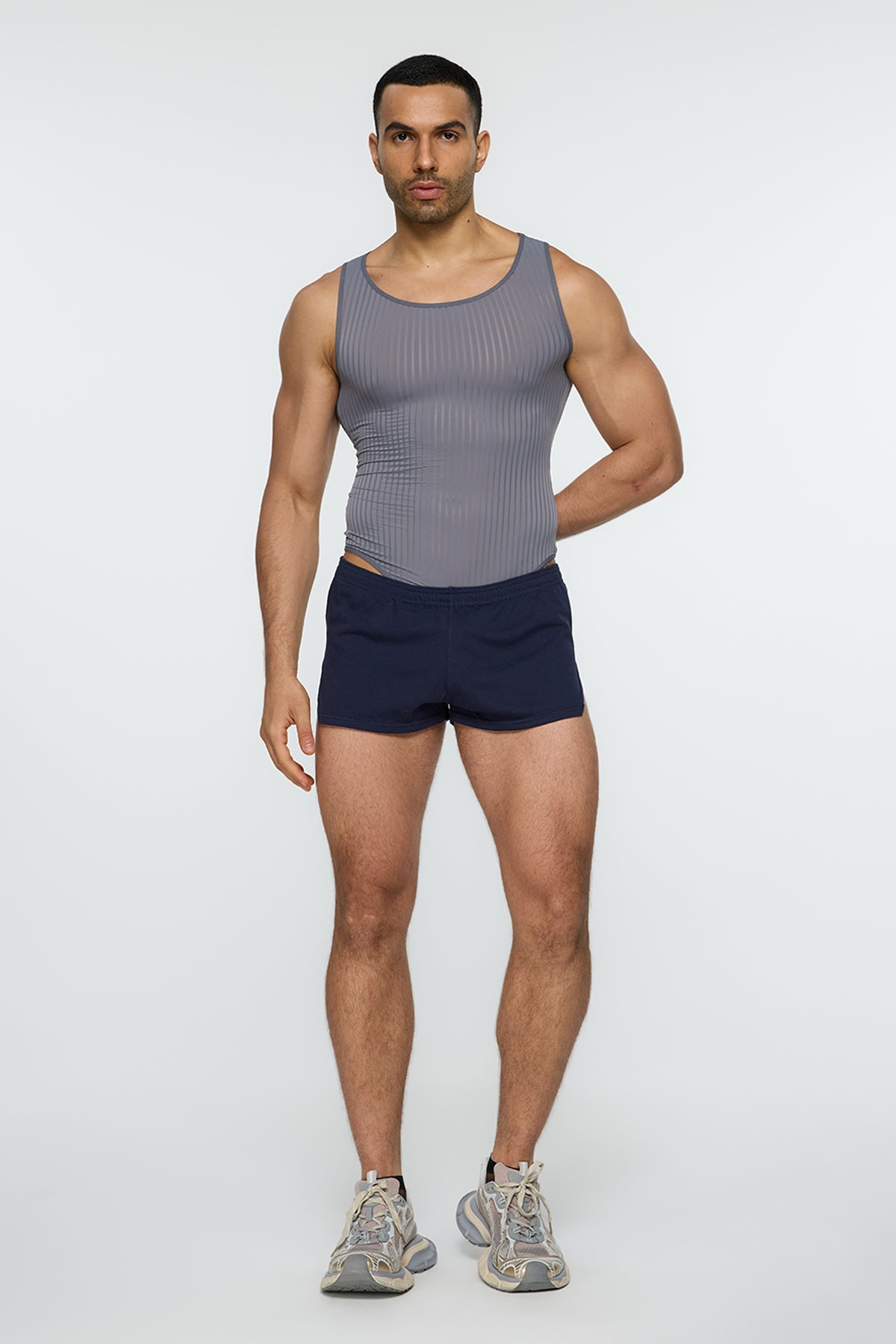 Code Sheath Stripe Bodysuit