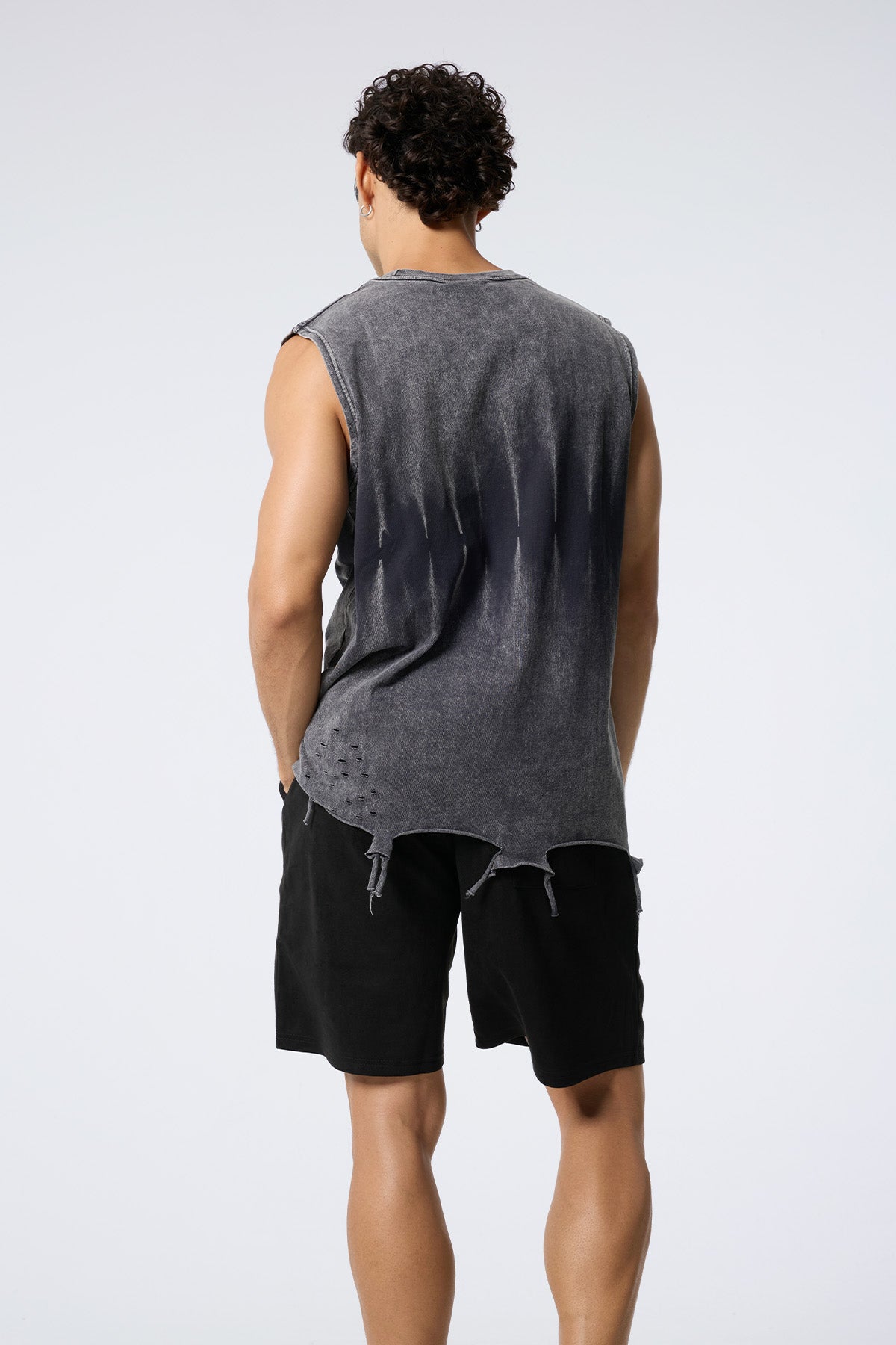 Cold Circuit Ripped Sleeveless Top