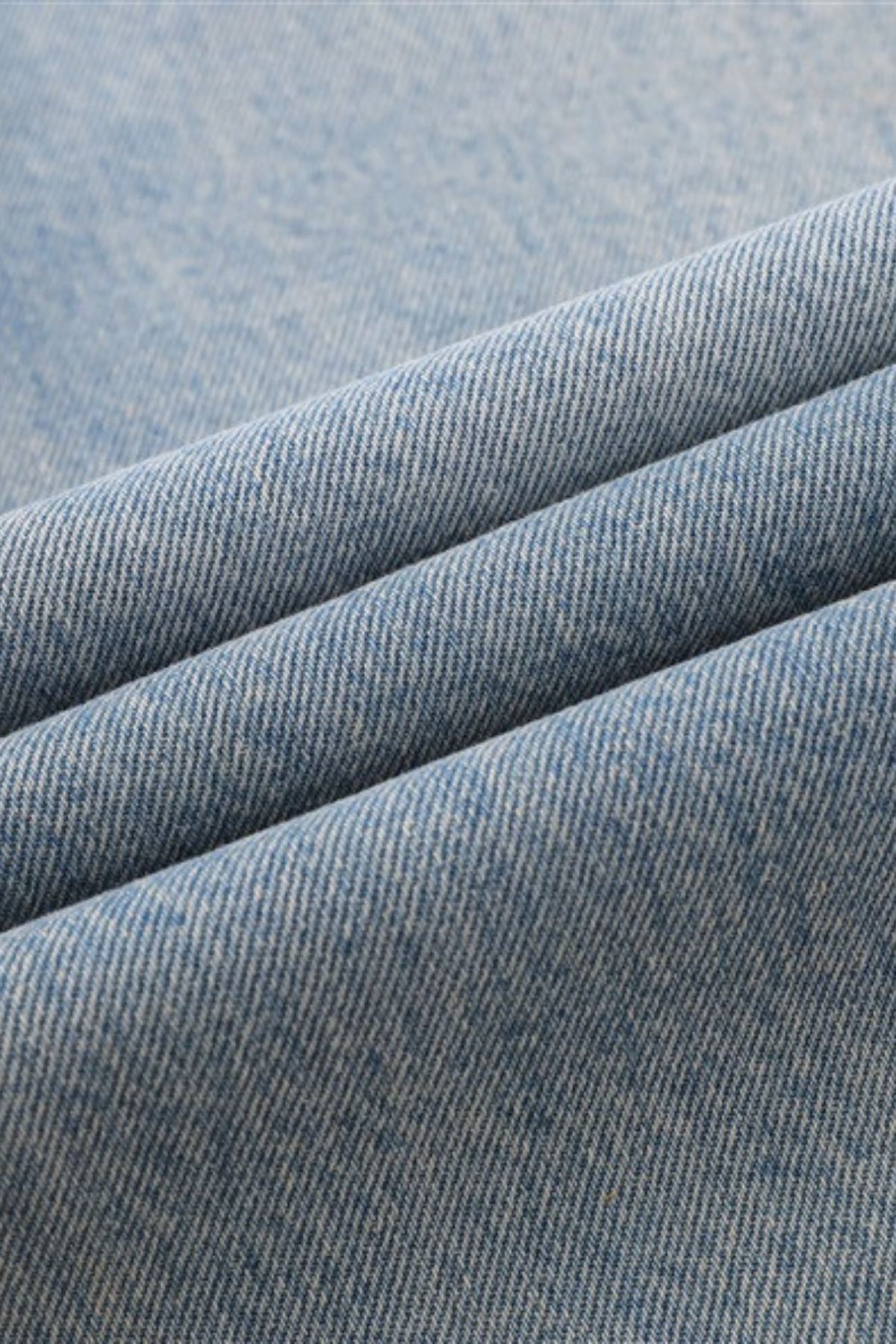 Cold Frame Detachable Straight Jeans