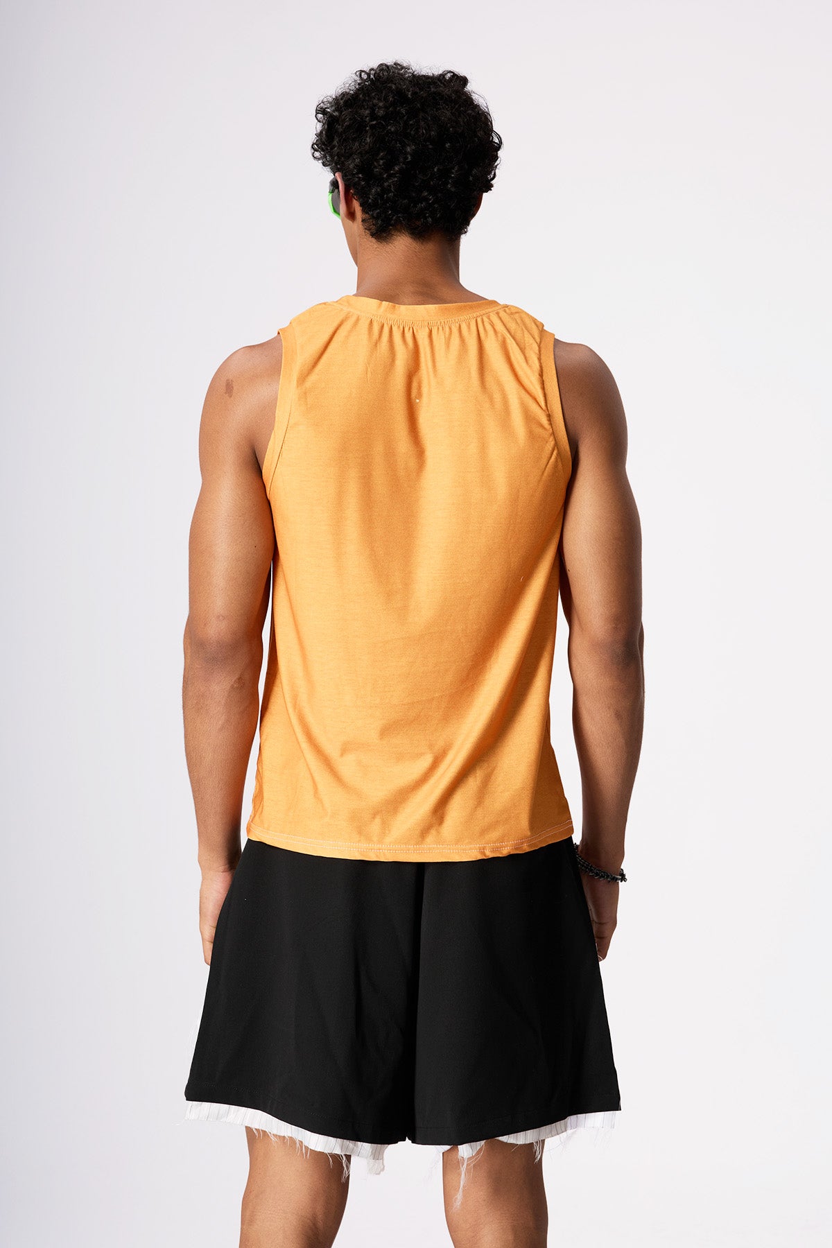 Cold Print Cartoon Sleeveless Top