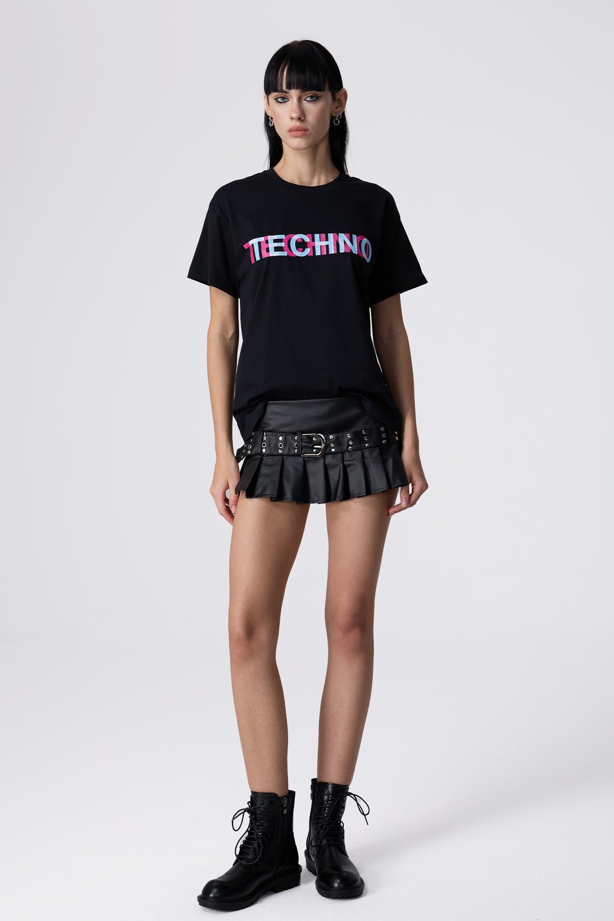 Cold Syntax Printed Y2k Top