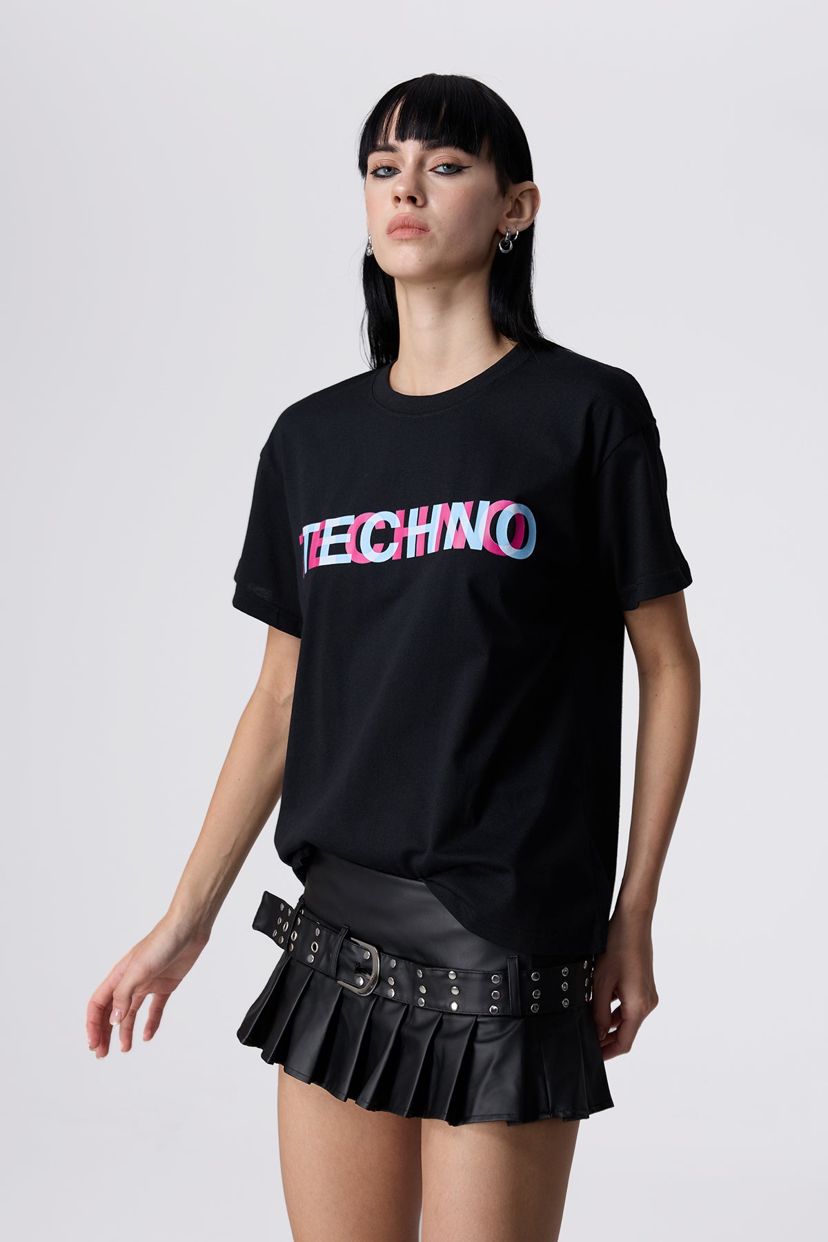 Cold Syntax Printed Y2k Top