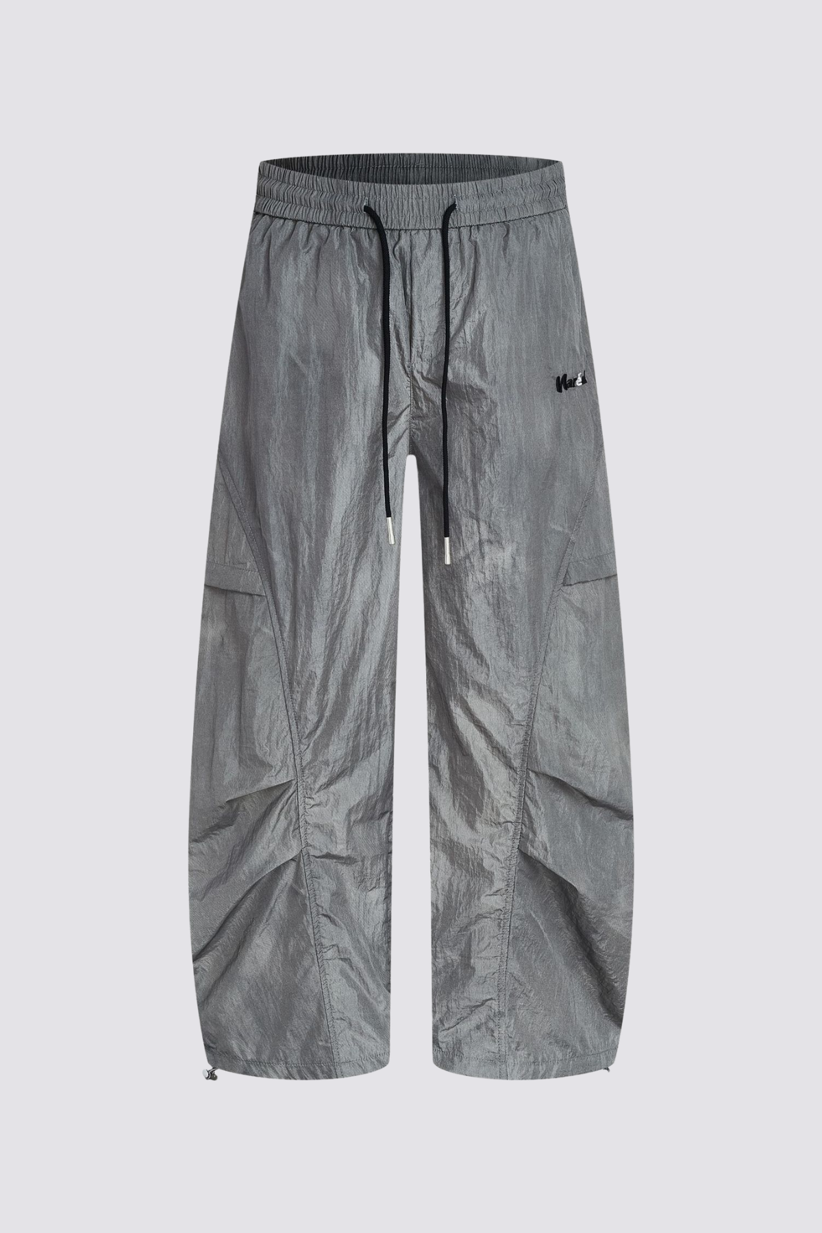 Complex Drape Barrel Jeans