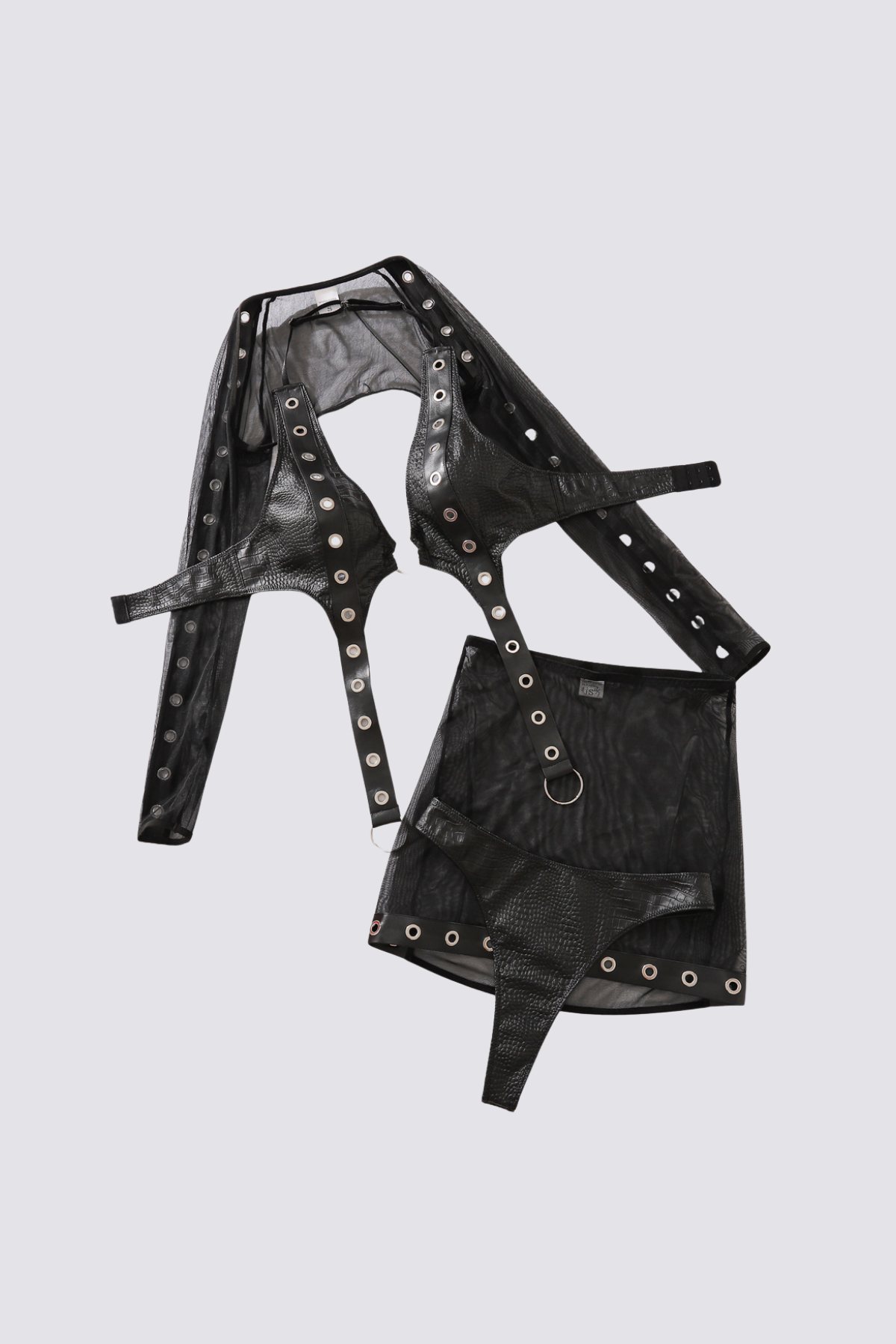 Complex Shade Eyelet Skirt Set