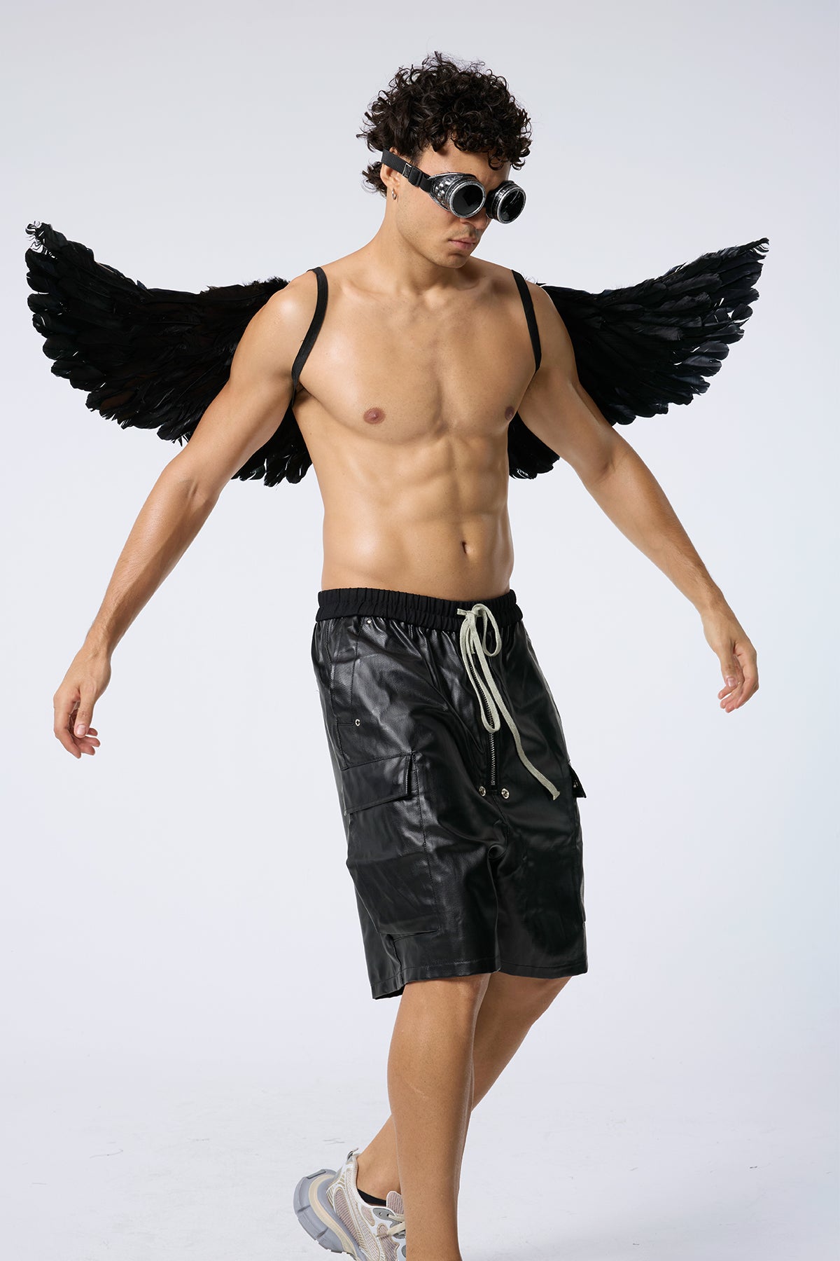 Concrete Fade Feather Wings