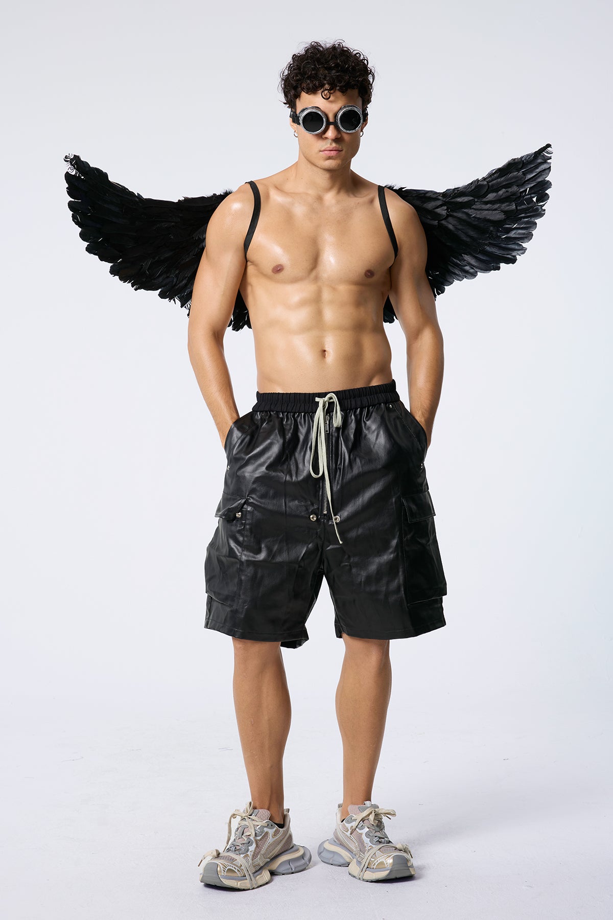 Concrete Fade Feather Wings