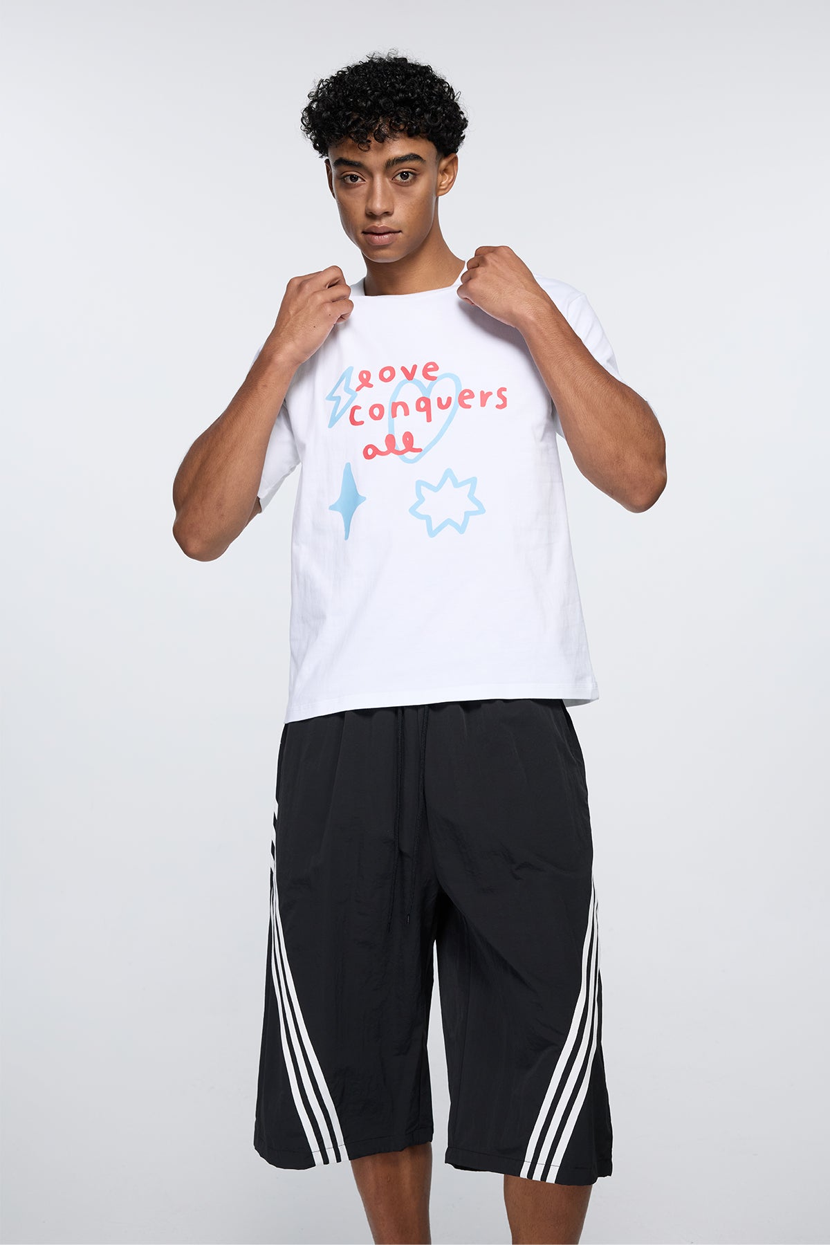 Concrete Faded Print T-Shirt