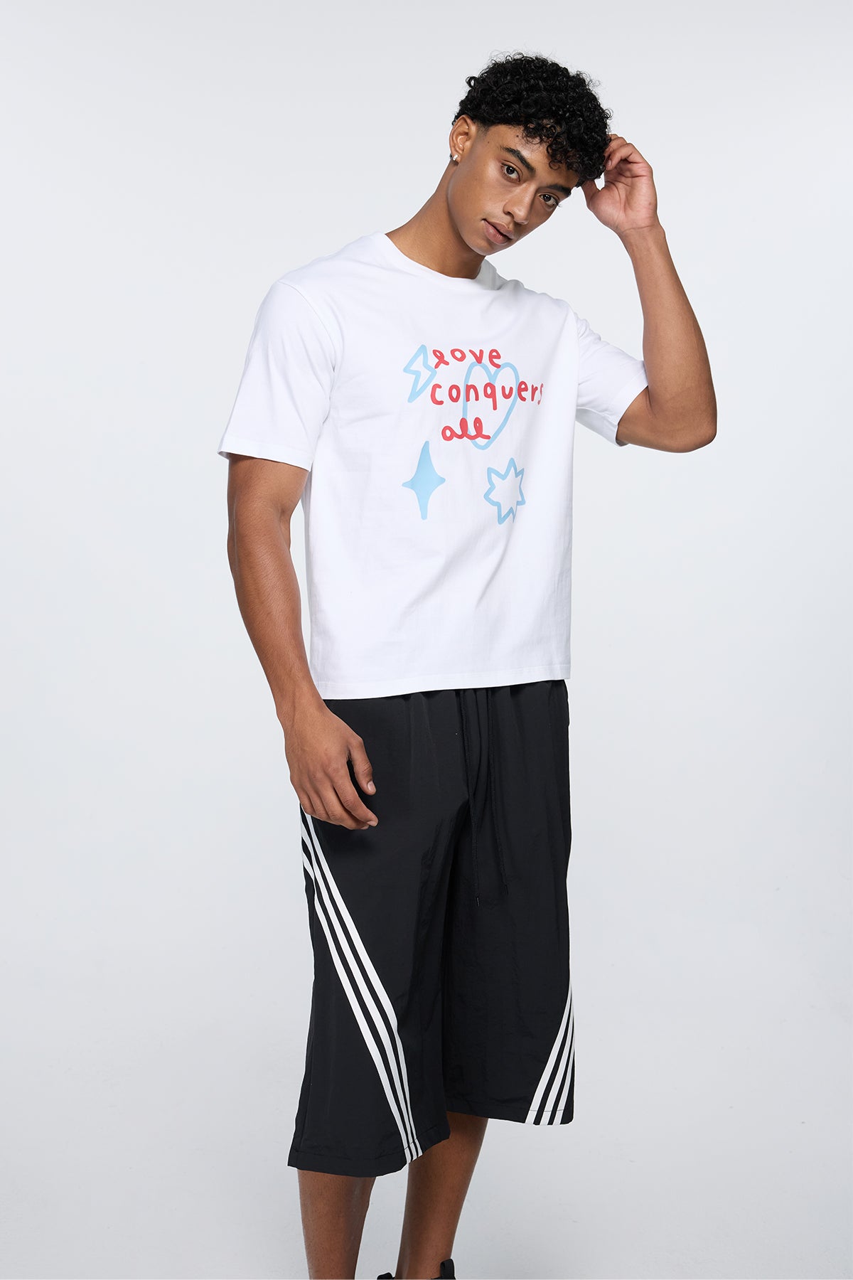Concrete Faded Print T-Shirt
