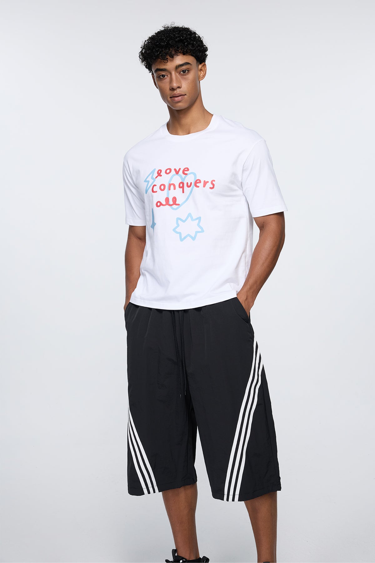 Concrete Faded Print T-Shirt