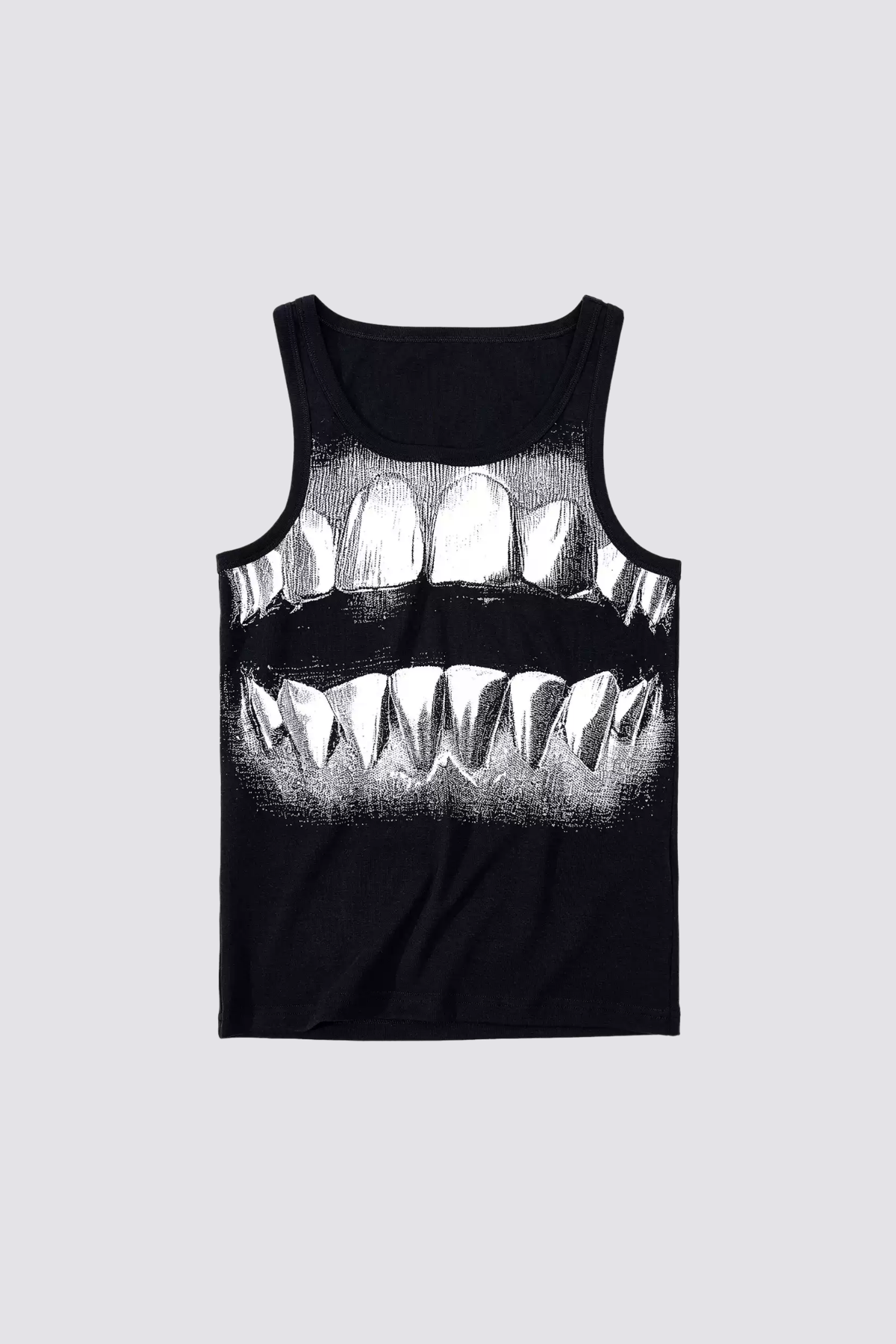 Concrete Text Print Tank Top