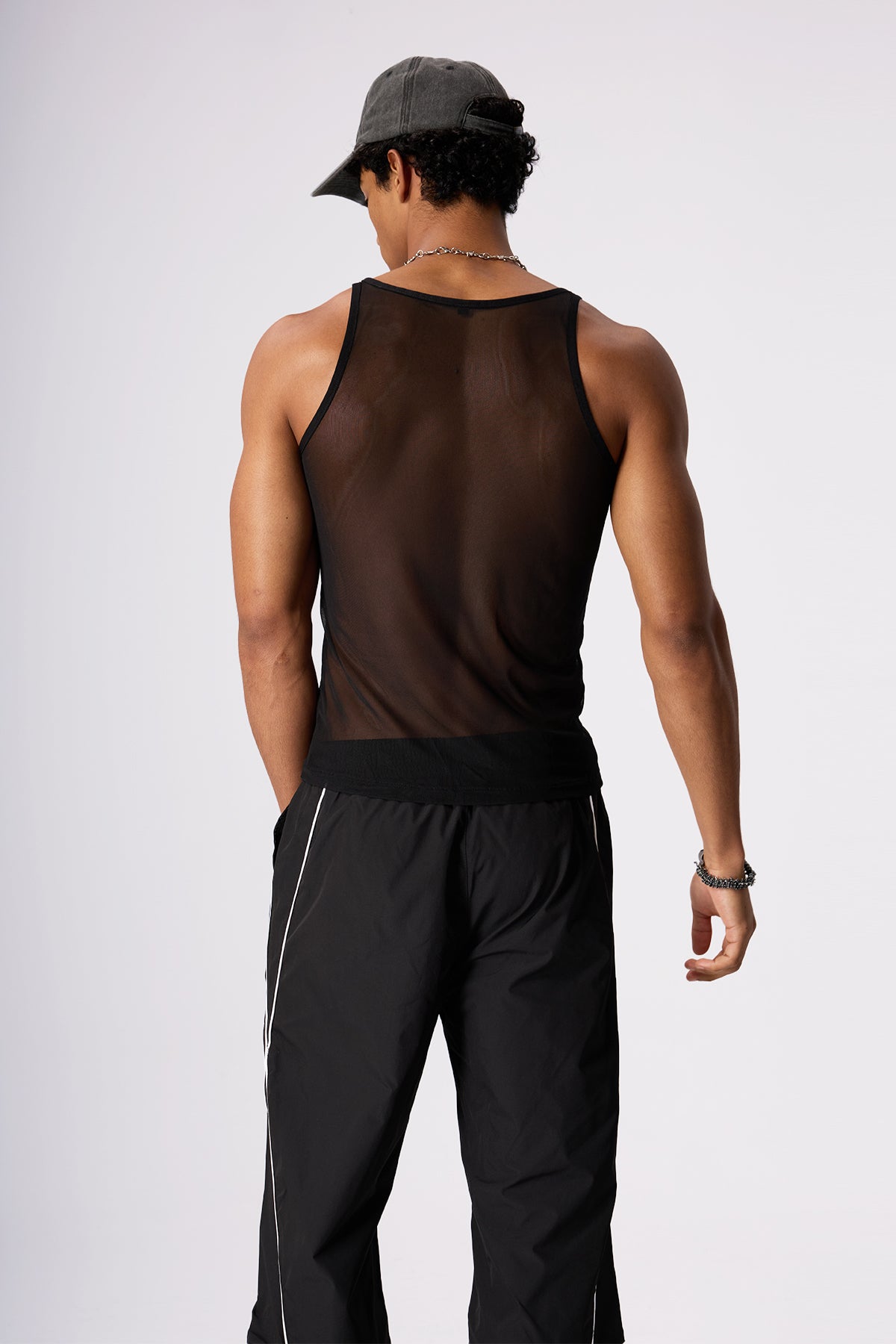 Cool Drift Muscle Print Sleeveless Top