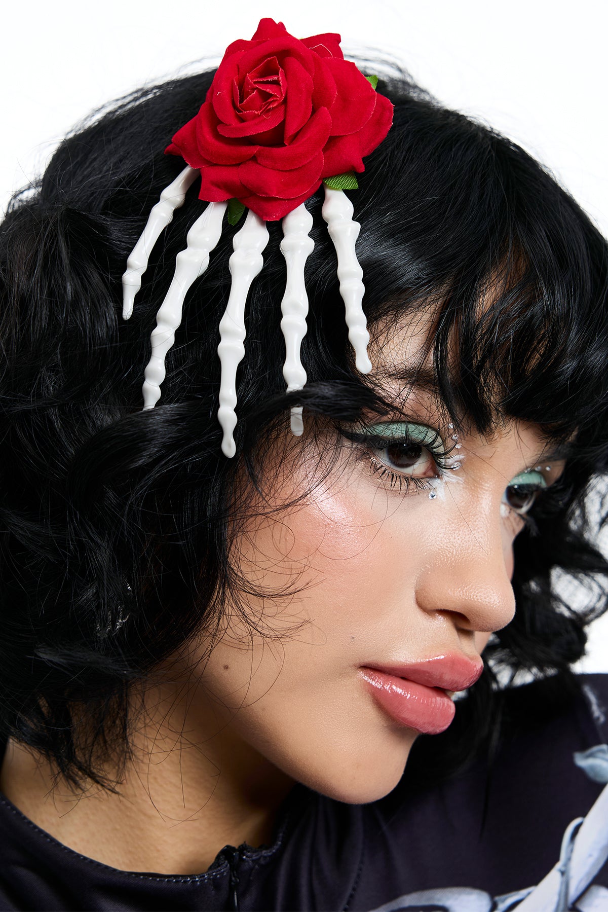 Copper Shine Rose Headgear Red