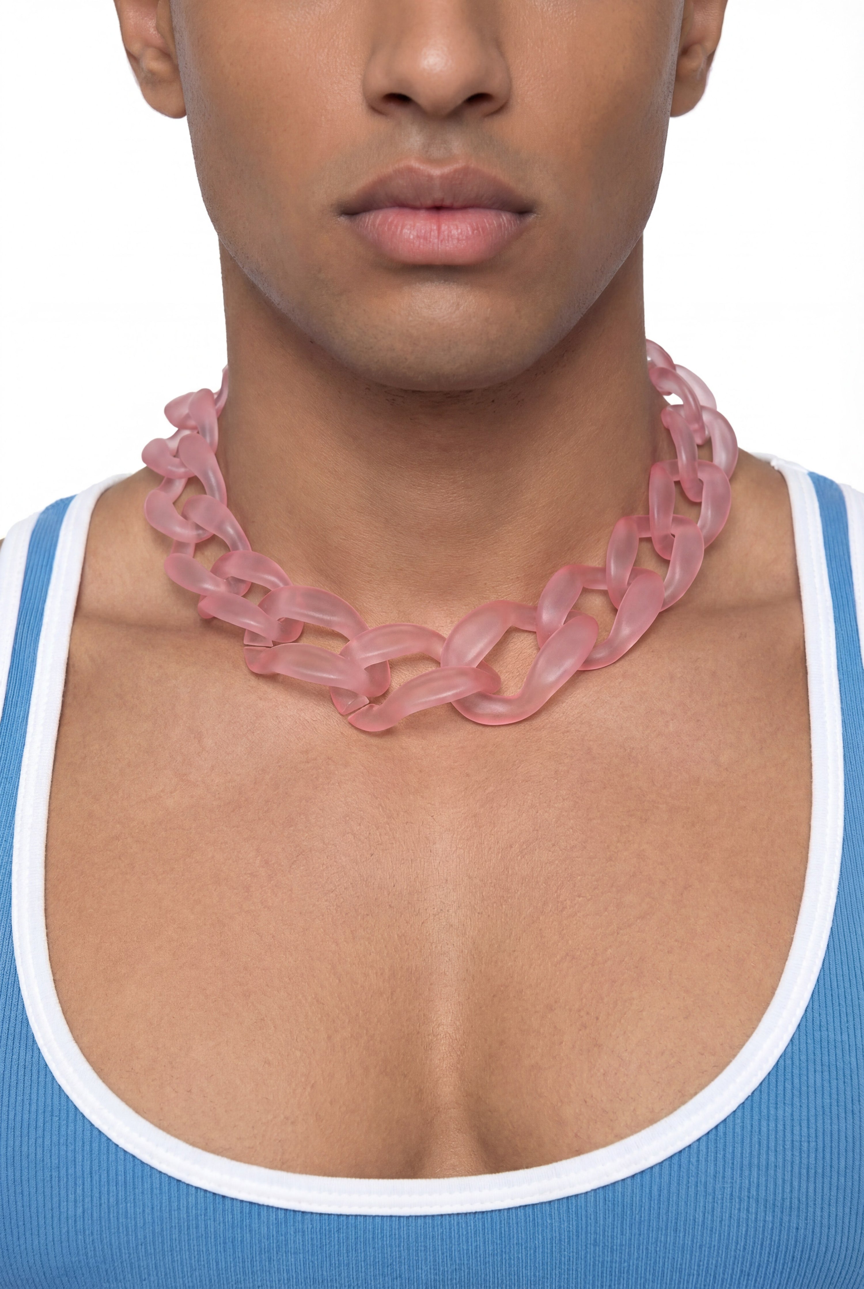 Coral Acrylic Choker