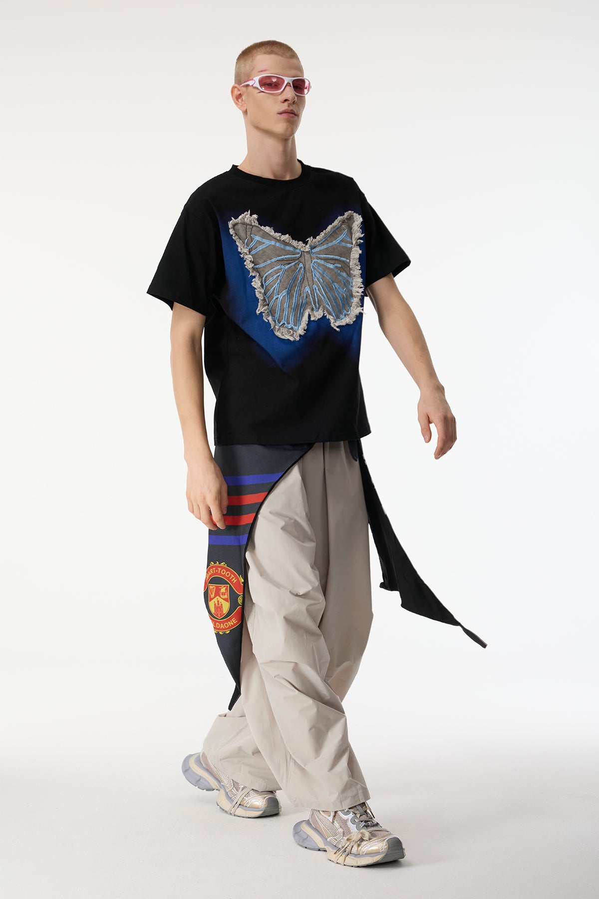 Core Mood Butterfly Top Black