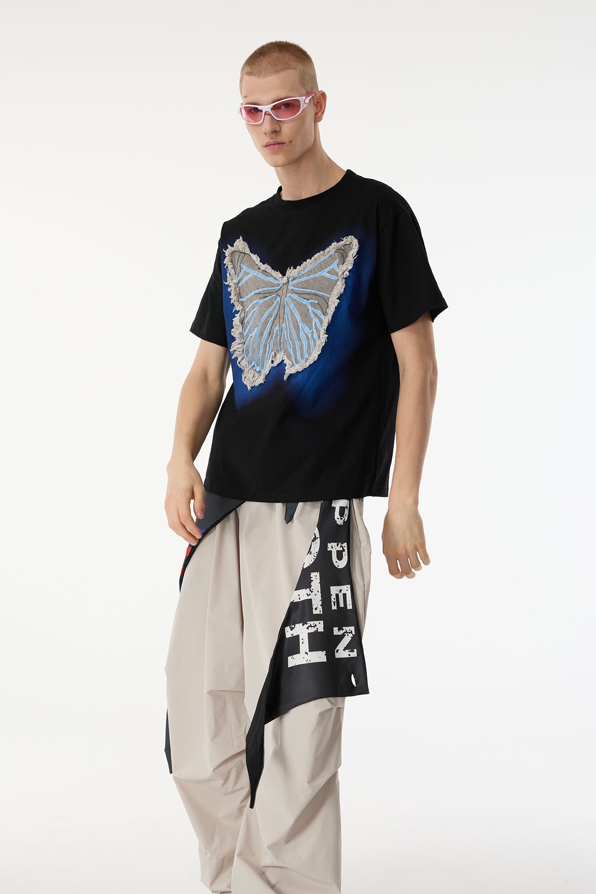 Core Mood Butterfly Top Black