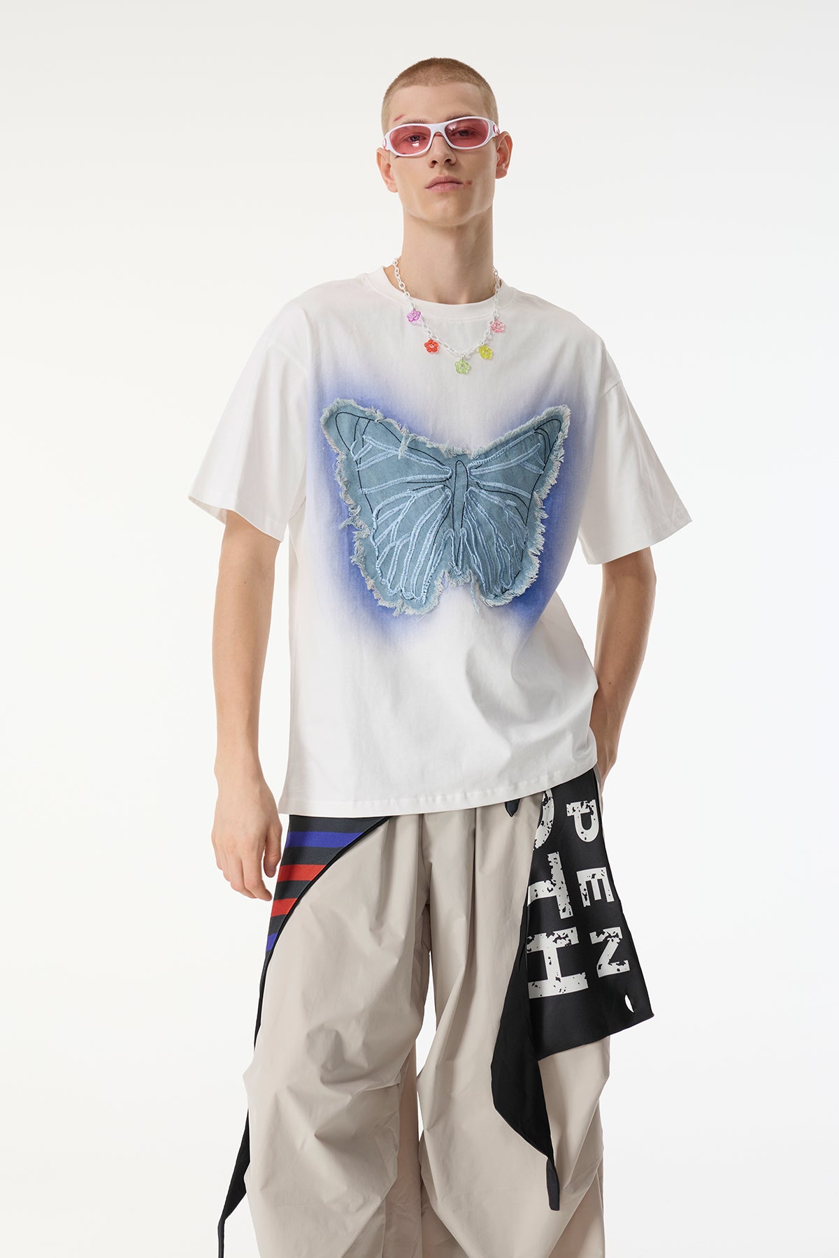 Core Mood Butterfly Top White