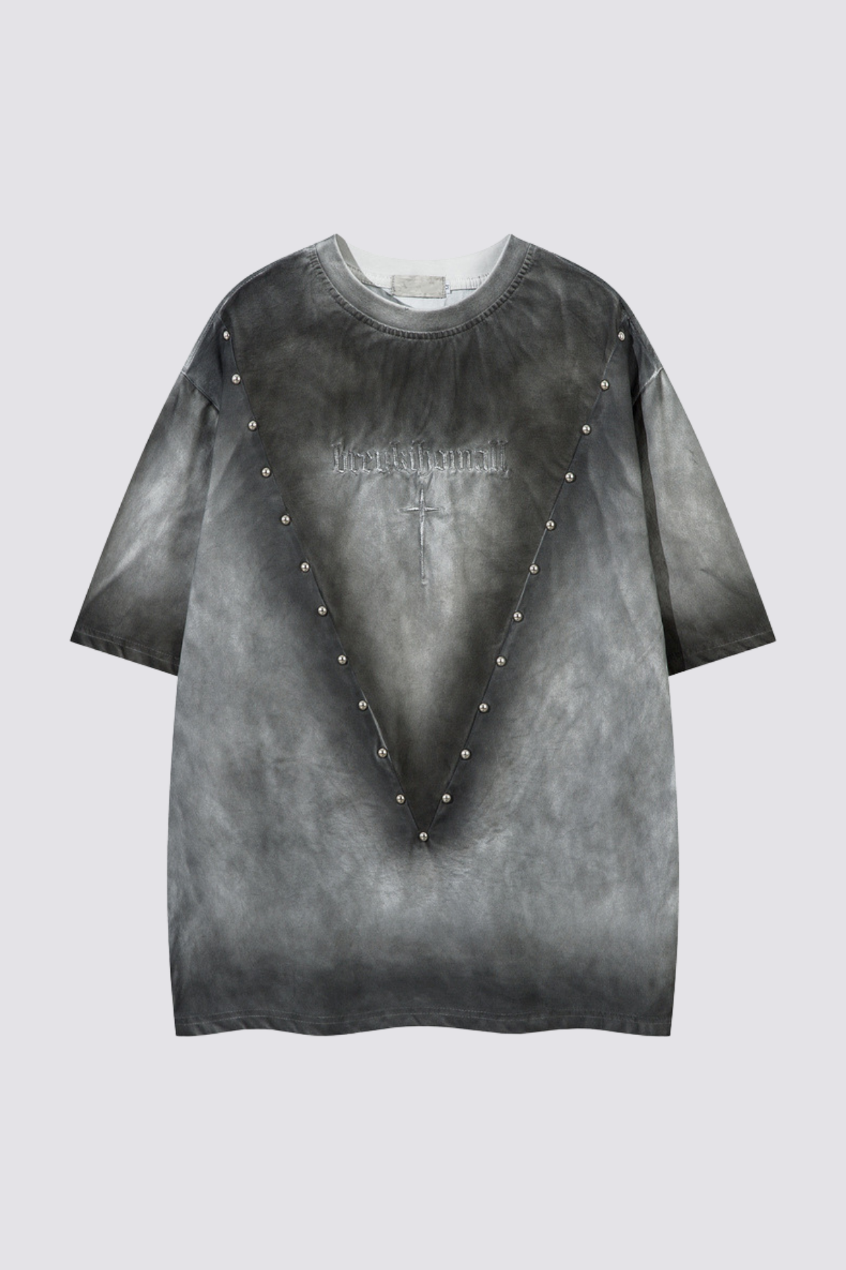 Core Shell Pearl Embellished Top Grey
