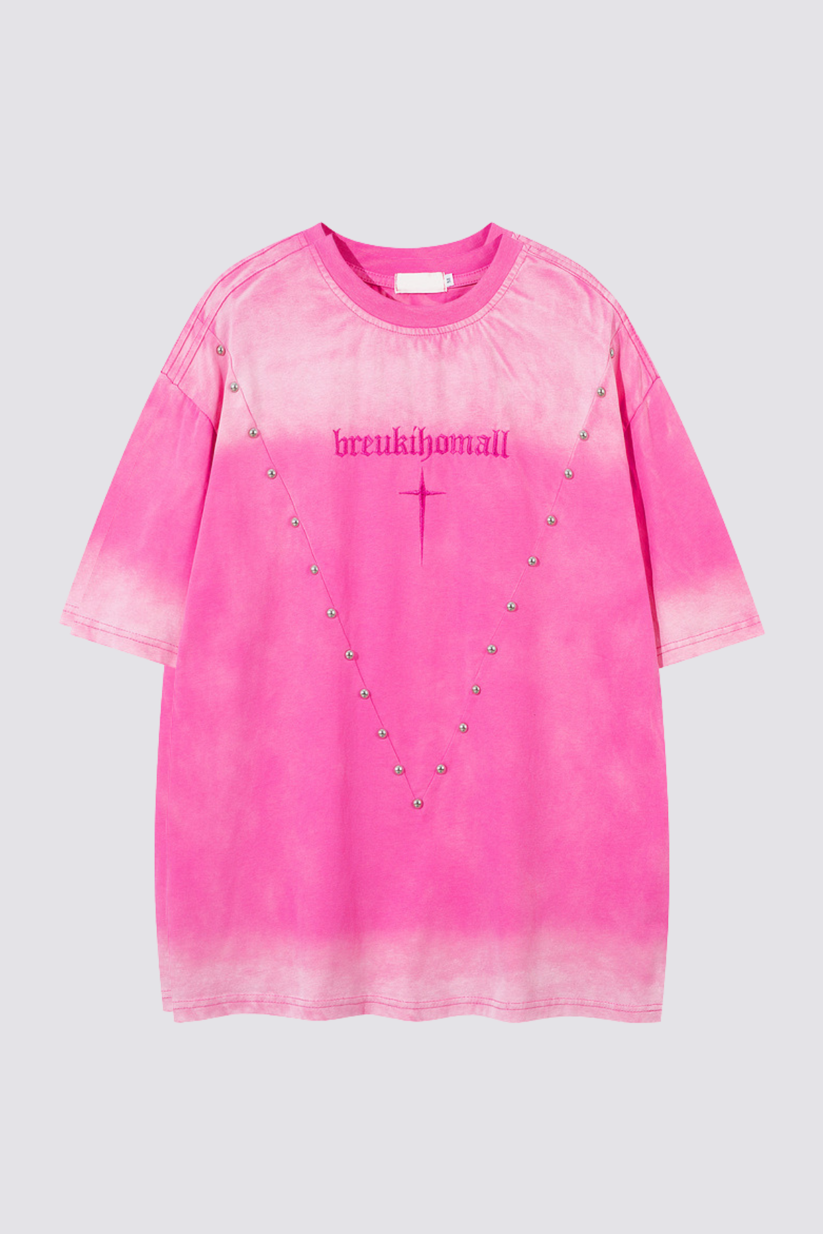 Core Shell Pearl Embellished Top Pink