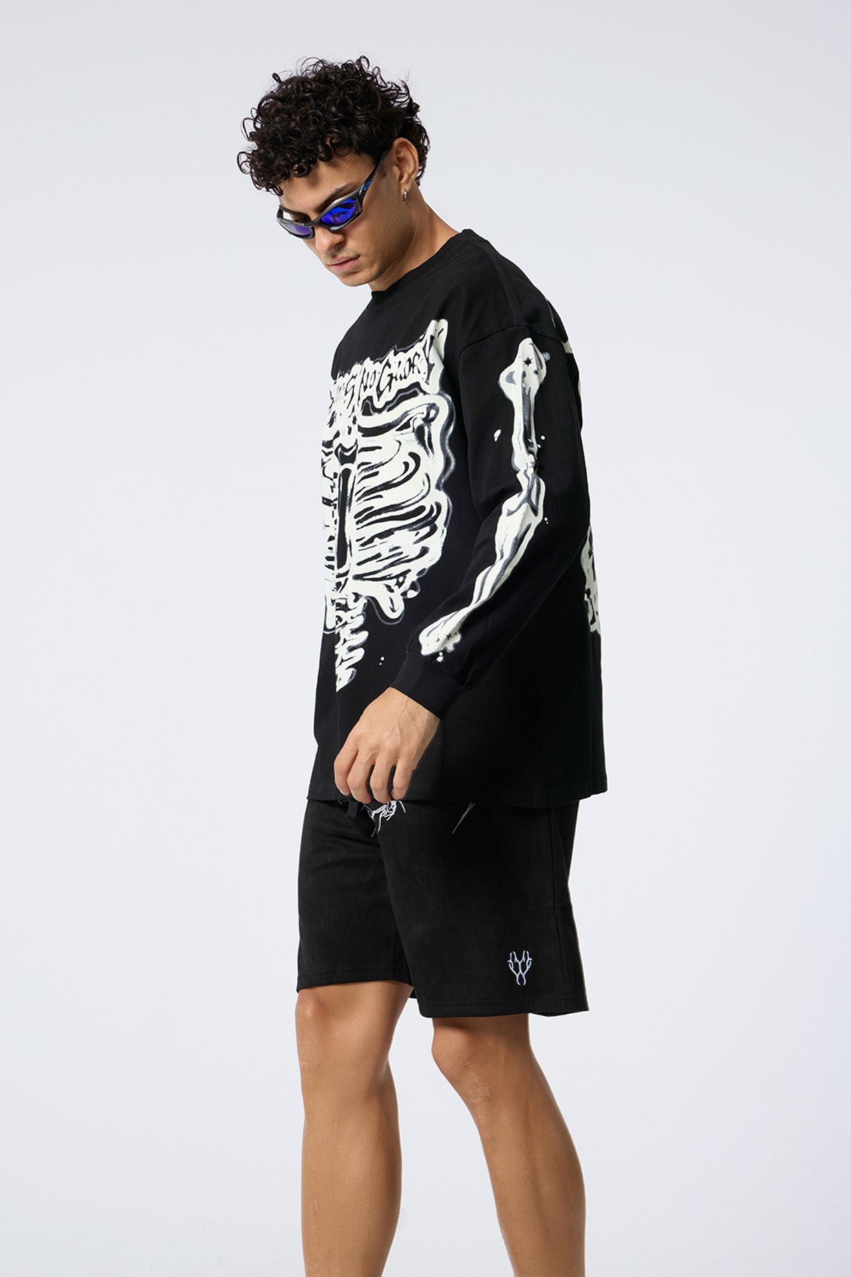 Core Sketch Print Long Sleeve Top