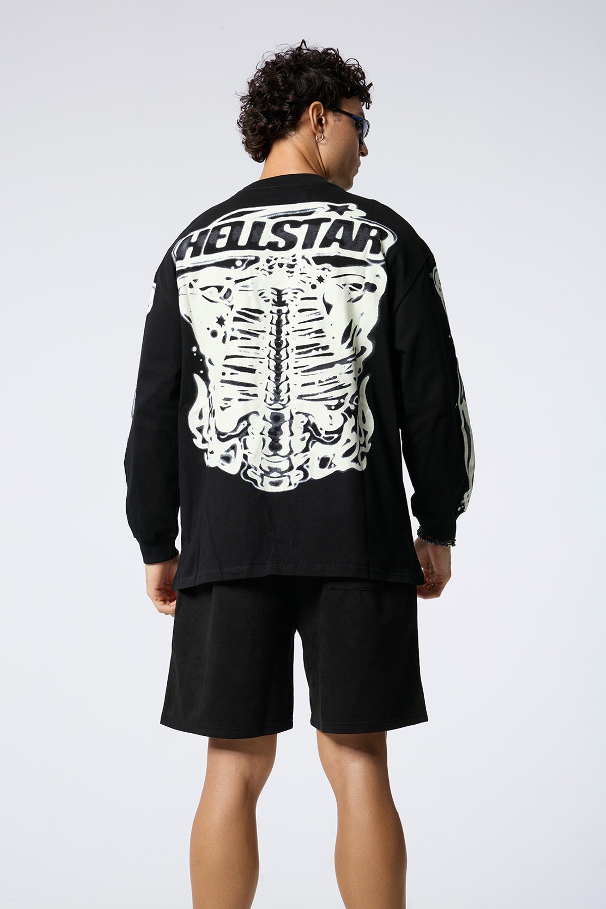 Core Sketch Print Long Sleeve Top