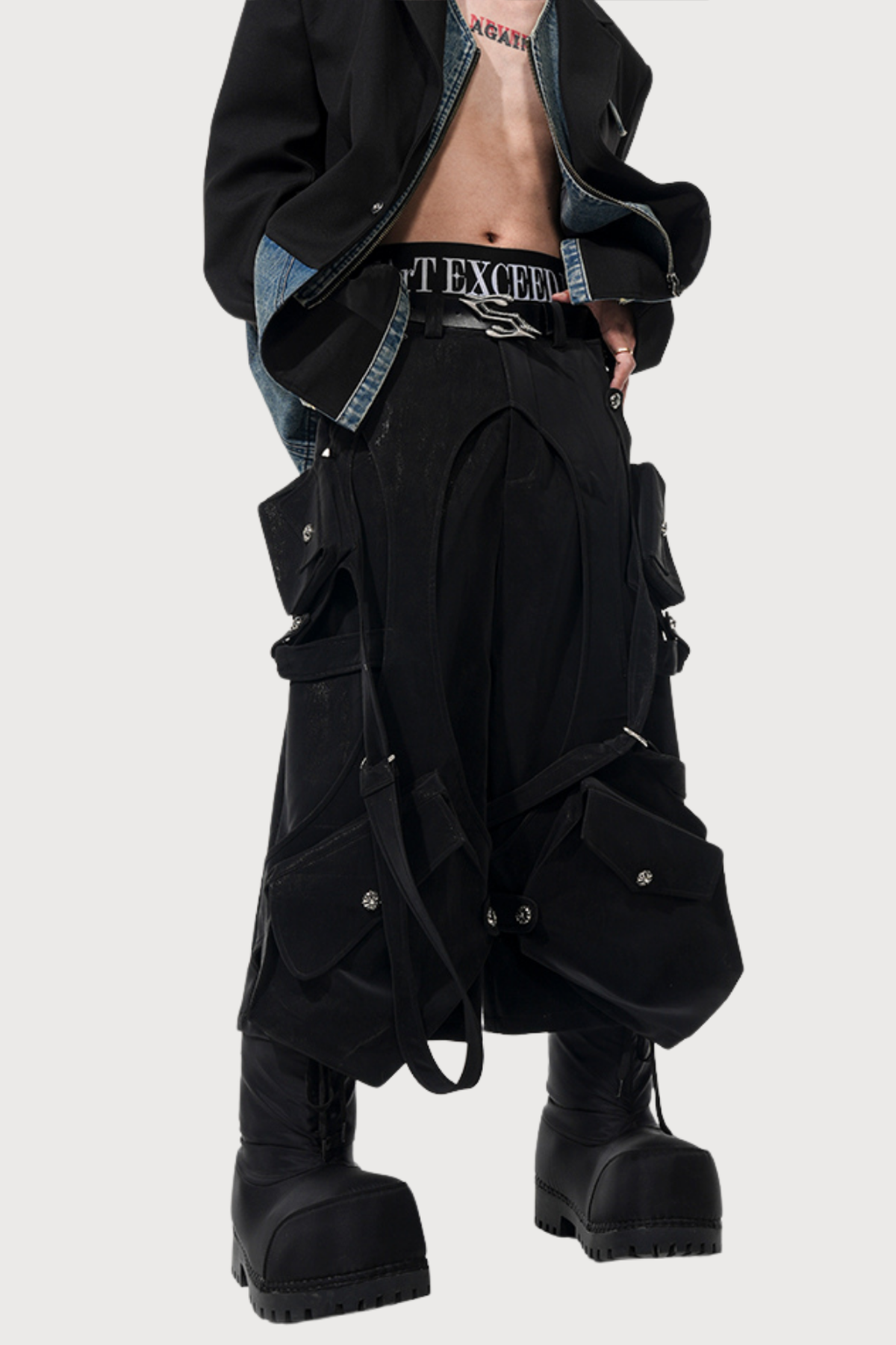 Core Fit Cutout Pocket Straight Pants