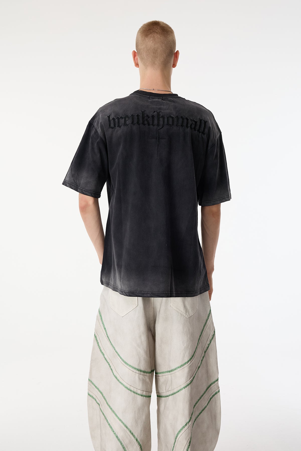 Core Shell Pearl Embellished Top Black