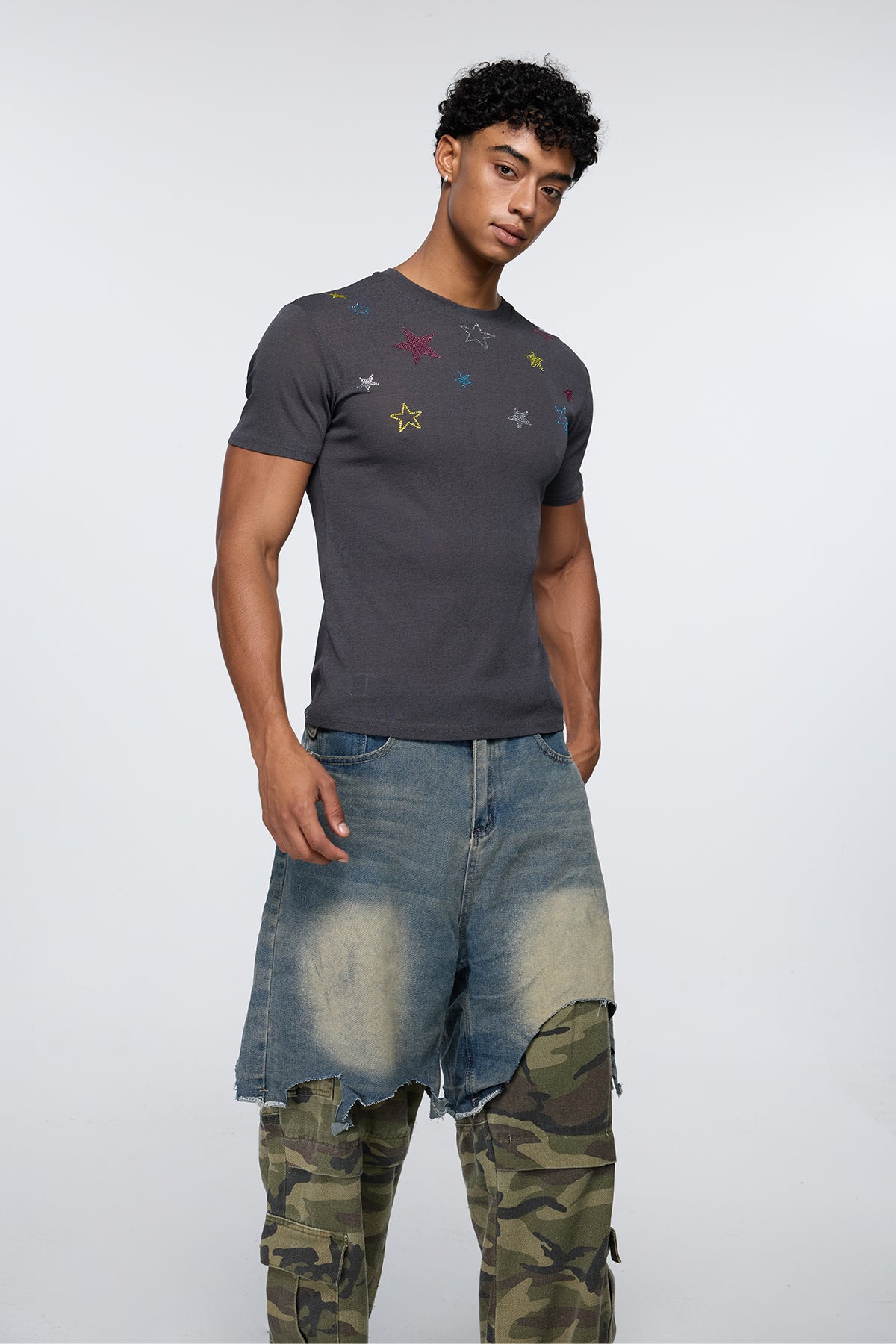 Cosmic Shimmer Star Rhinestone T-Shirt