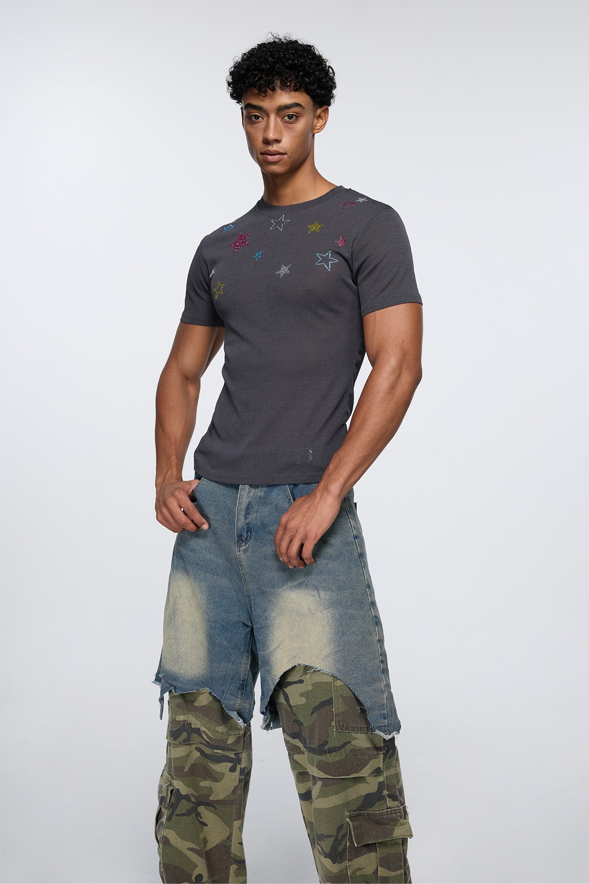 Cosmic Shimmer Star Rhinestone T-Shirt