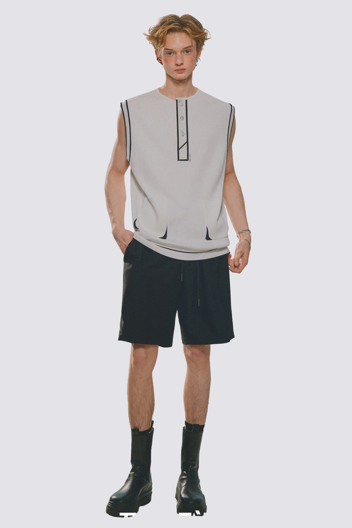 Cozy Wave Knit Sleeveless Top