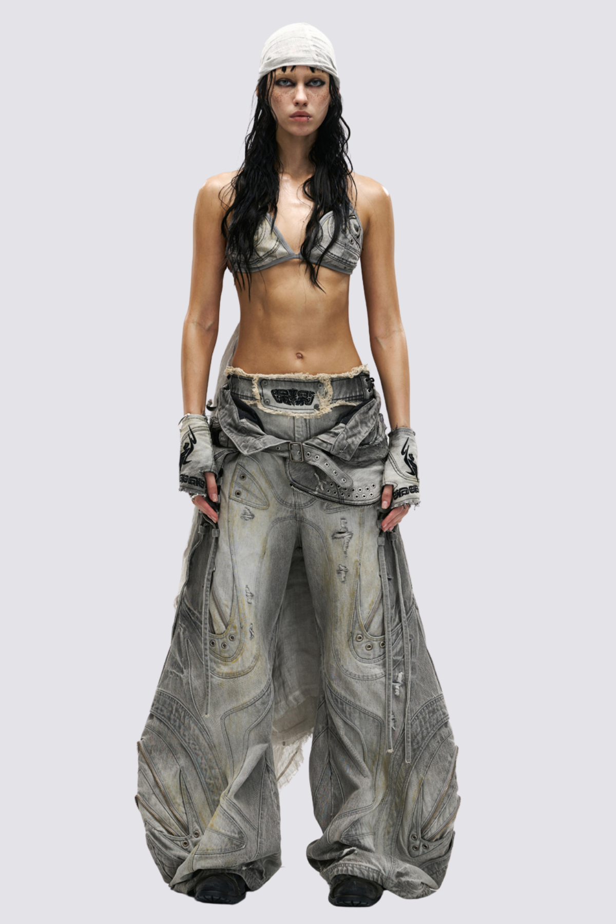 Crash Culture Wide Leg Jeans
