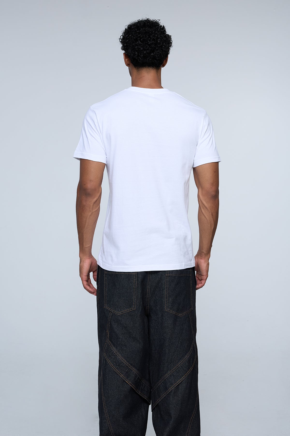 Crisp Mark Print Short Sleeve Top